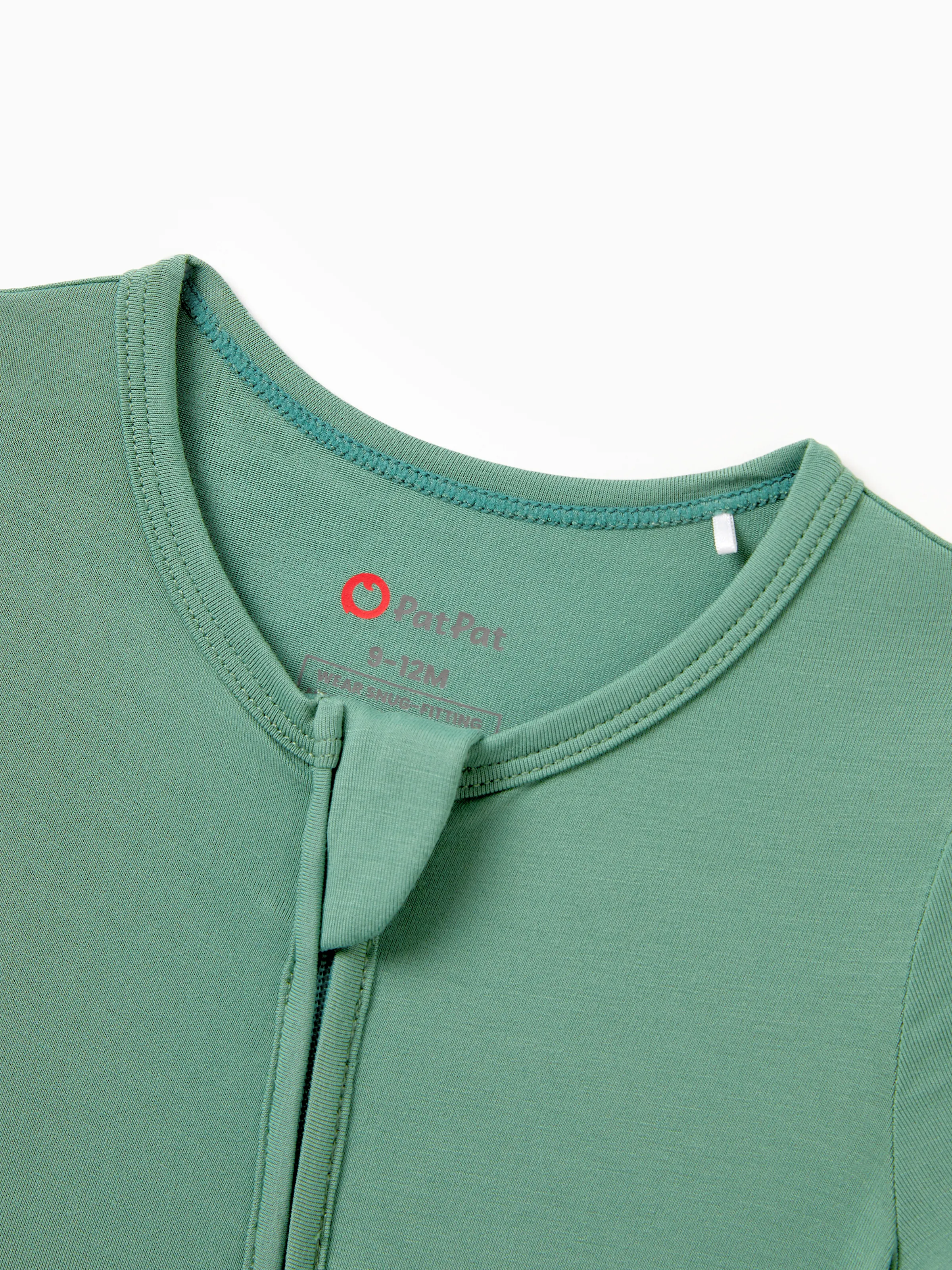 Family Matching Bamboo Pajamas Buttery Soft Bamboo Viscose PJs for Men Women Kids Toddler Baby, Solid Color Short Sleeve Shirt & Shorts Sleepwear Green - Image 14