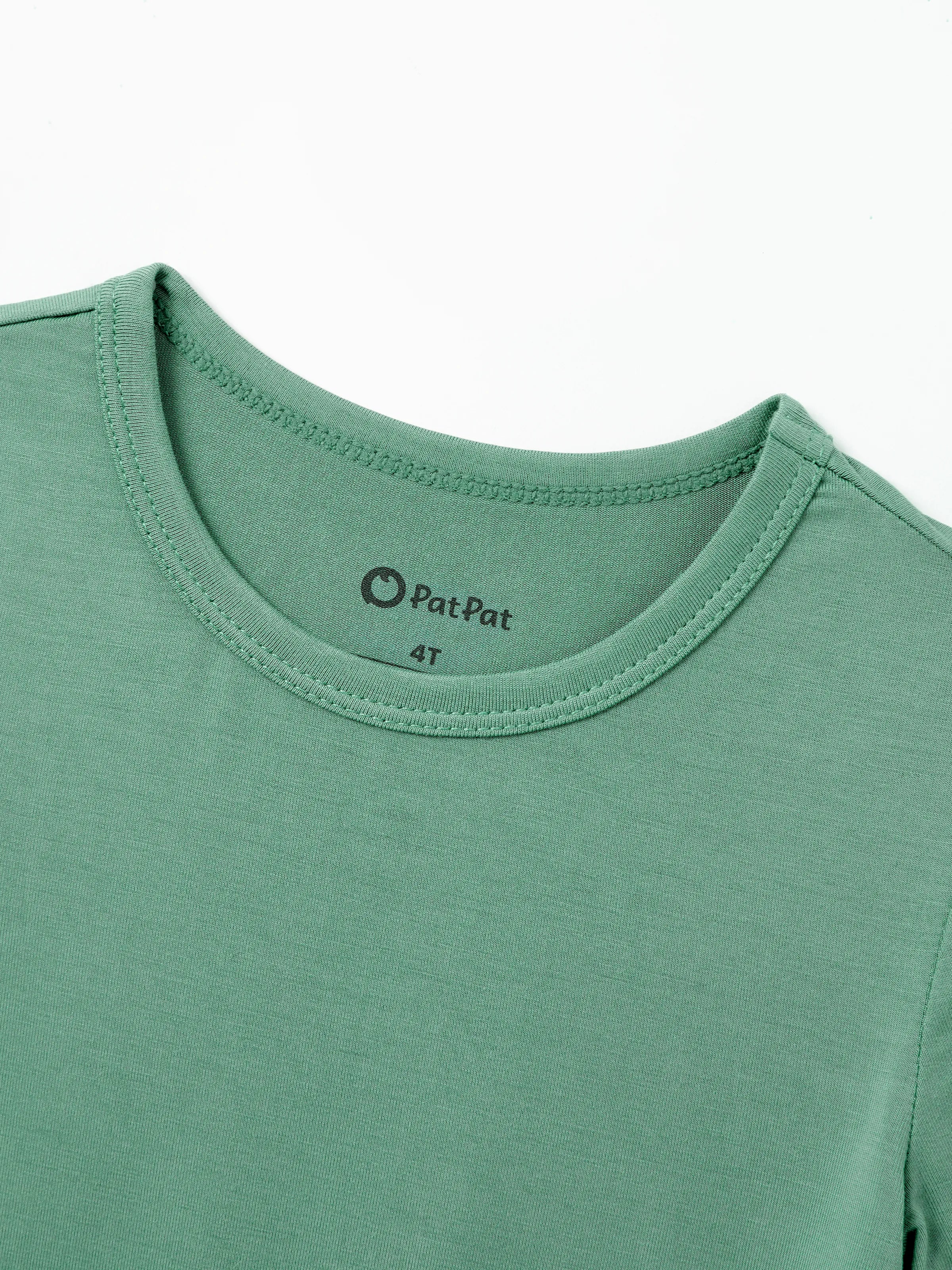 Family Matching Bamboo Pajamas Buttery Soft Bamboo Viscose PJs for Men Women Kids Toddler Baby, Solid Color Short Sleeve Shirt & Shorts Sleepwear Green - Image 9