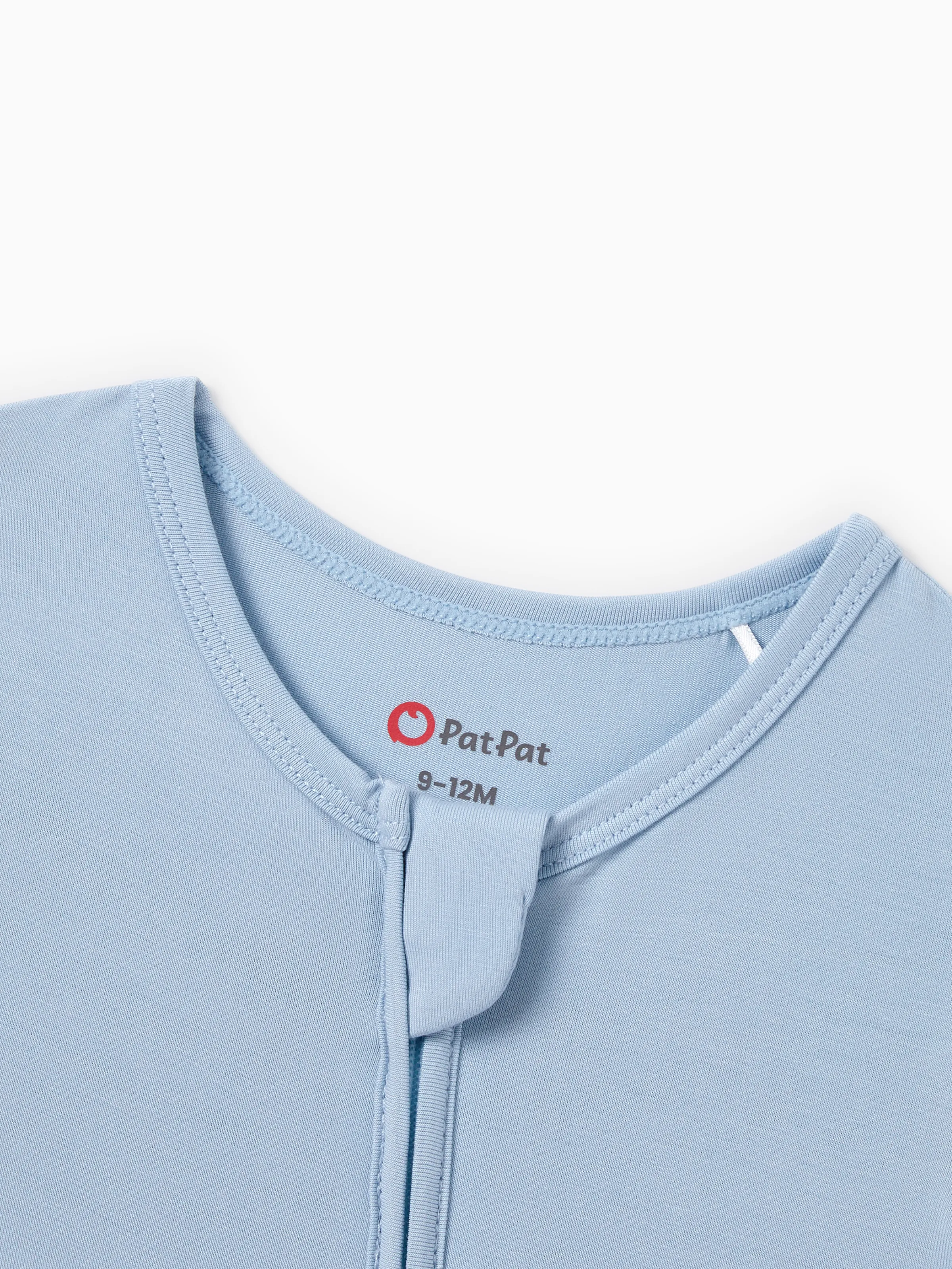 Family Matching Bamboo Pajamas Soft Bamboo Viscose PJs for Men Women Kids Toddler Baby, Classic Blue Short-sleeve Sleepwear with Button-Down Shirt and Pants Blue grey - Image 14