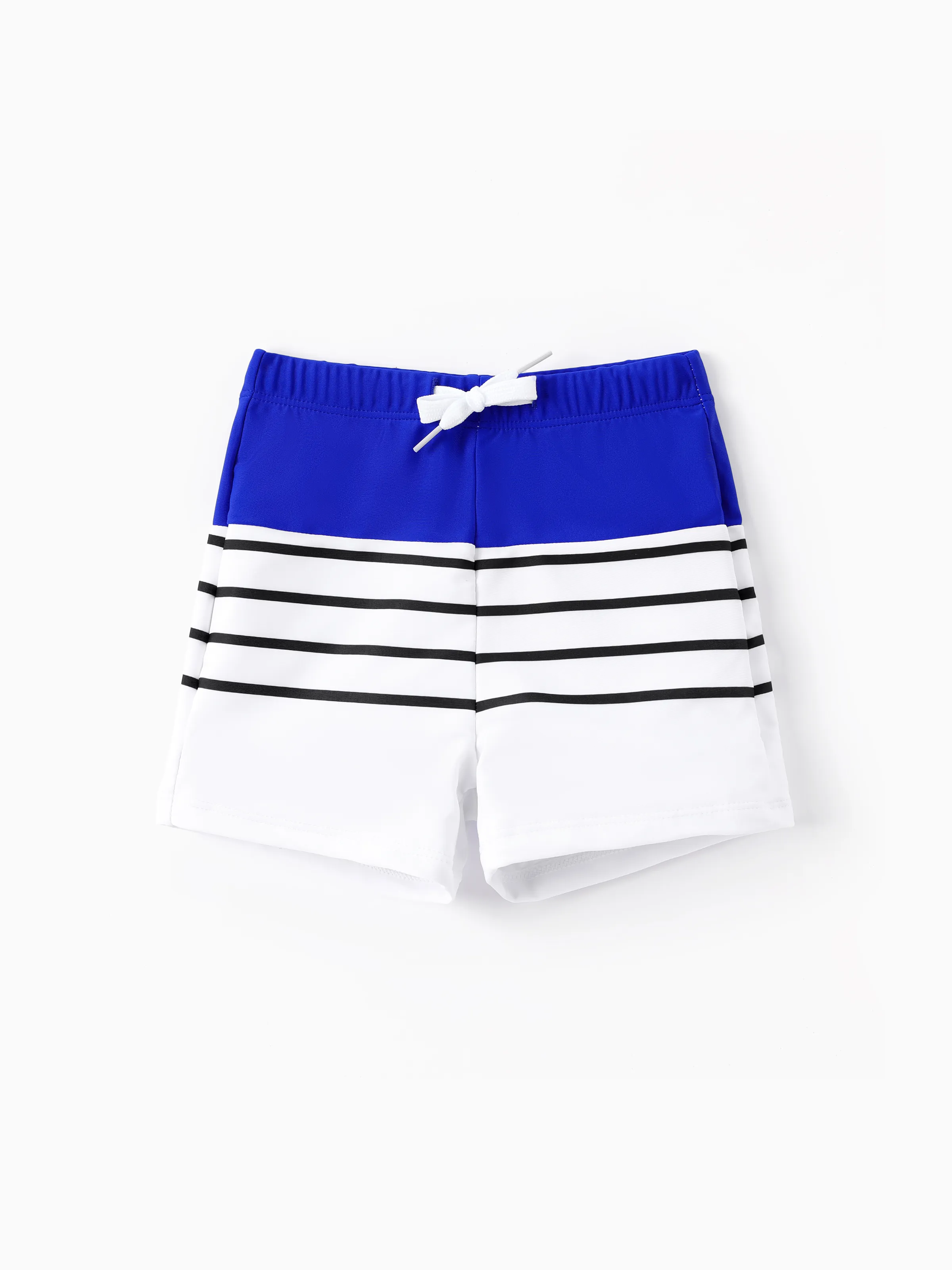 Family Matching Blue Drawstring Swim Trunks or Blue One-Piece Strap Swimsuit
 Blue - Image 12