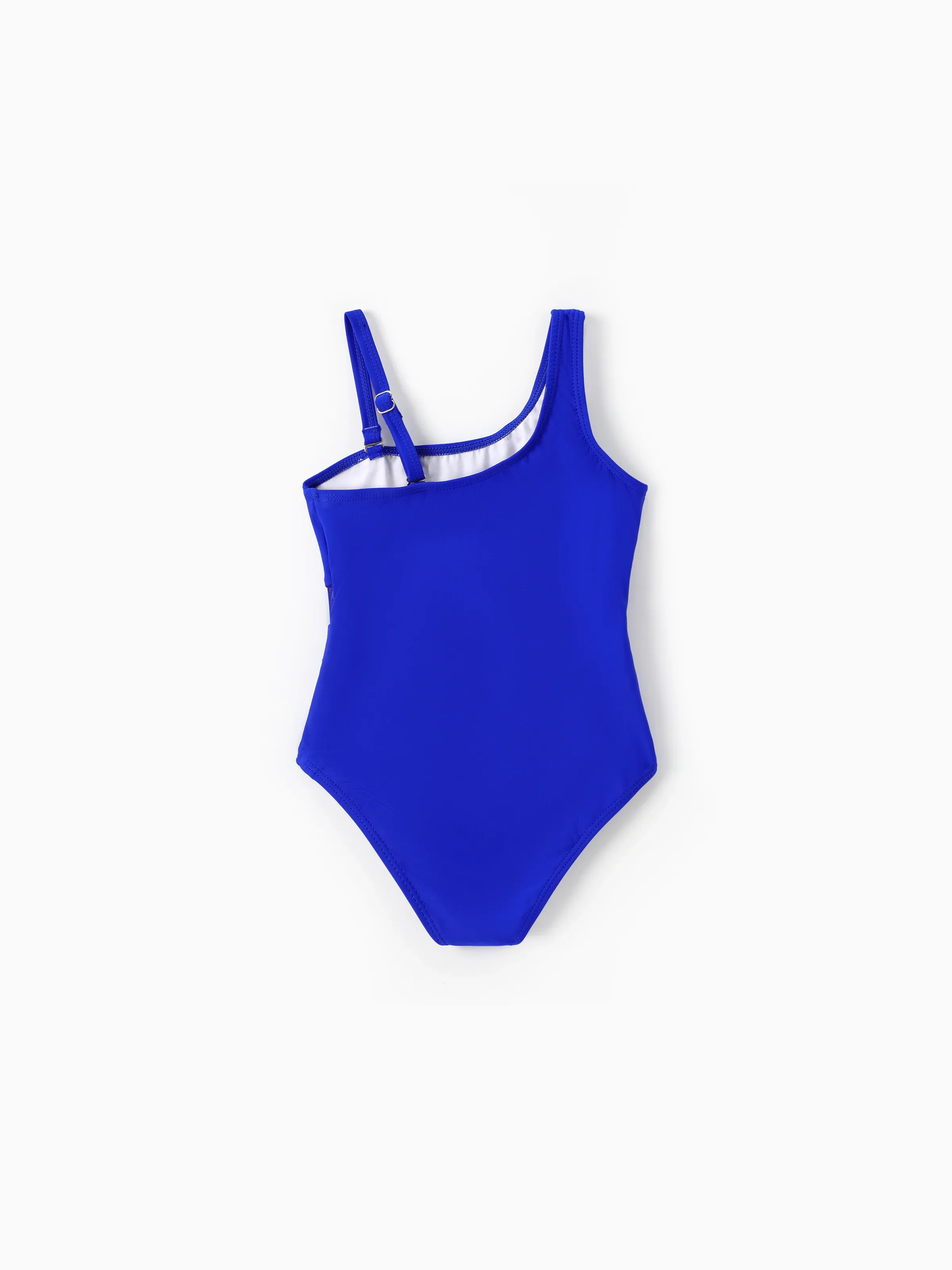 Family Matching Blue Drawstring Swim Trunks or Blue One-Piece Strap Swimsuit
 Blue - Image 8