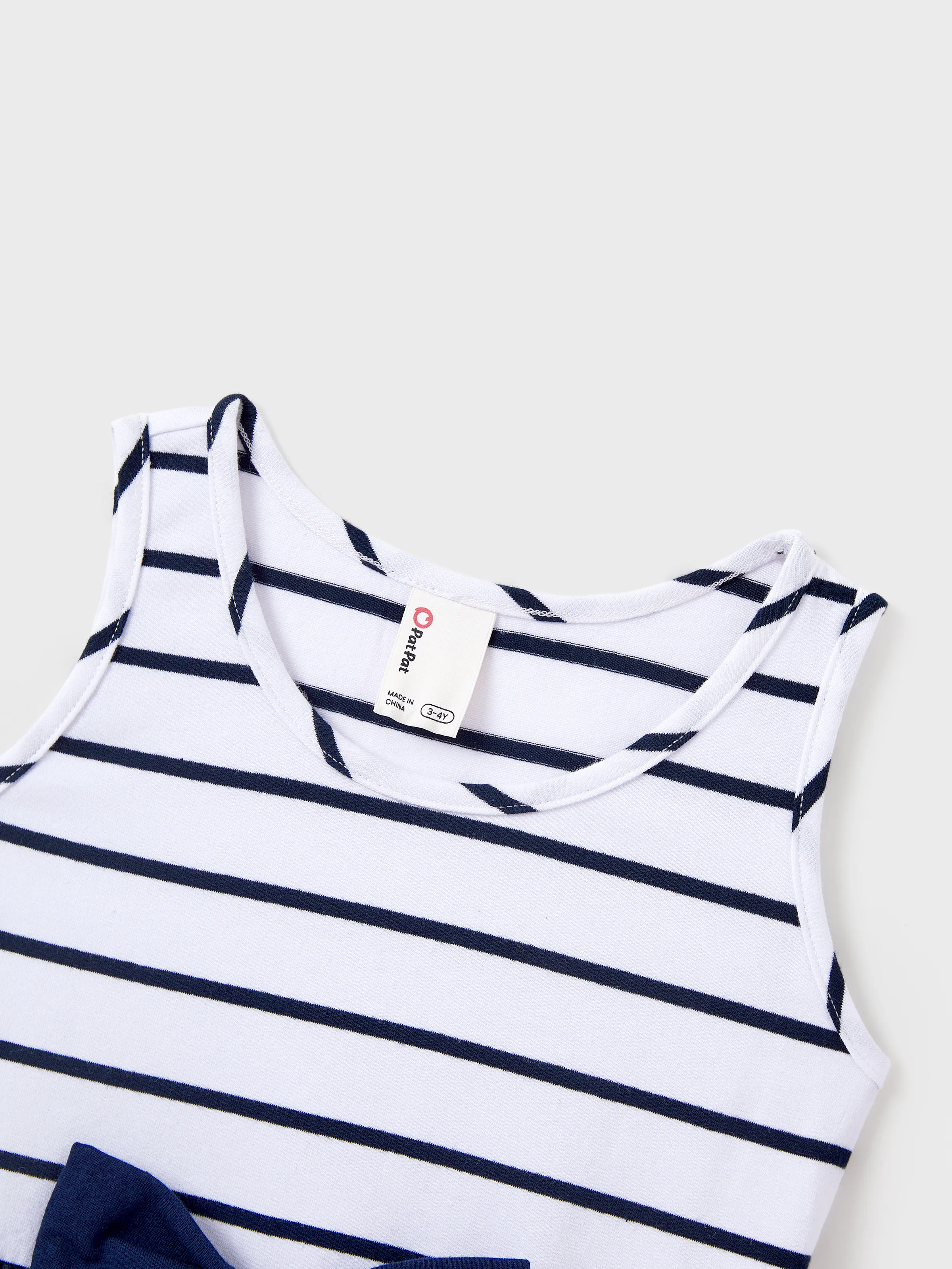 Family Matching Cotton T-Shirt & Dress Set – Sunny Days Palm Print for Dad, Mom, Baby & Toddler, Perfect for Summer Vacations & Family Outings Tibetan blue - Image 9