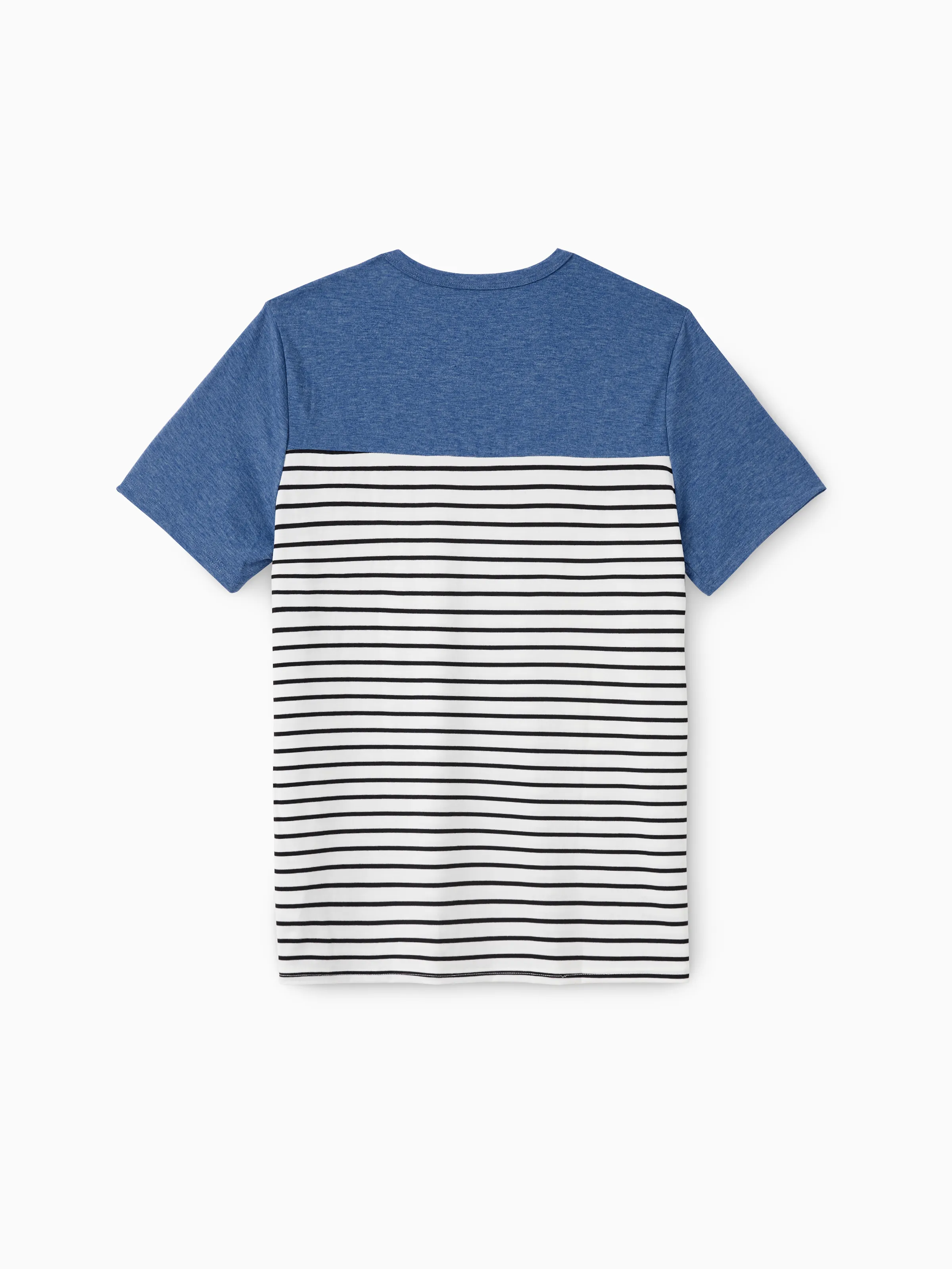Family Matching Soft Casual Outfit with Below Knee Dresses, Front Buttons, Belted Design Blue - Image 24