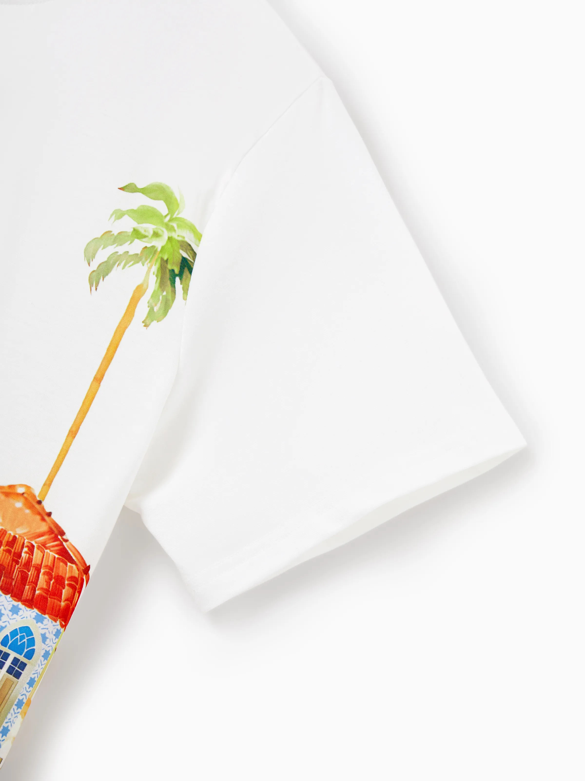 Family Matching Vacation Set Tropical Pineapple Coconut Tree Print Short-sleeve T-shirt or Hollow out Strap Dress for Summer Vacation  White - Image 29