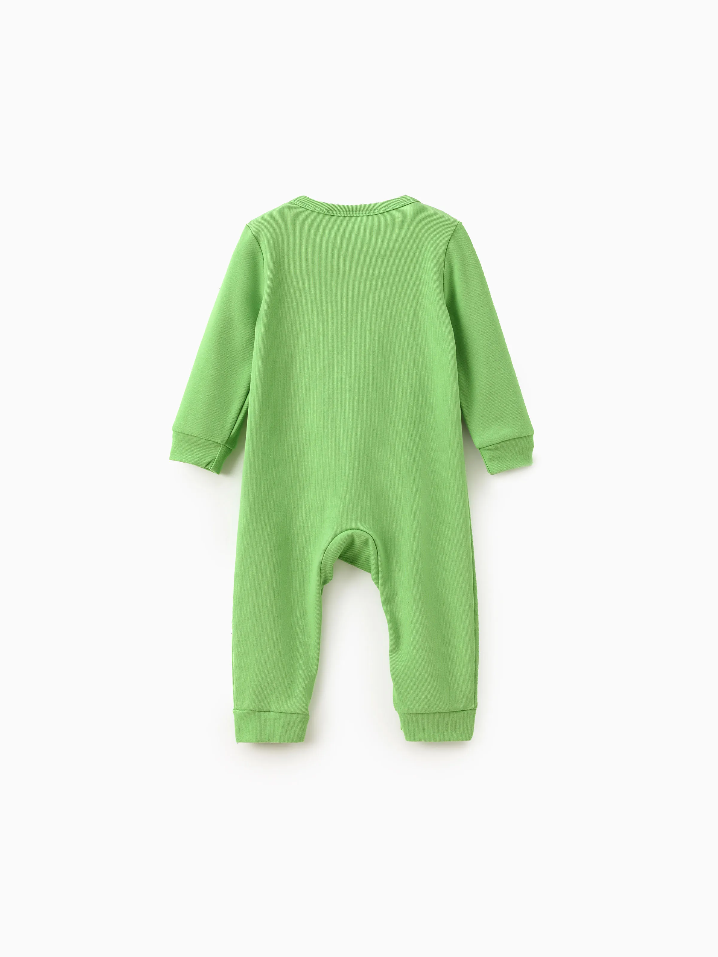 Harry Potter Baby Boy Long-sleeve Cotton Jumpsuit Green - Image 2