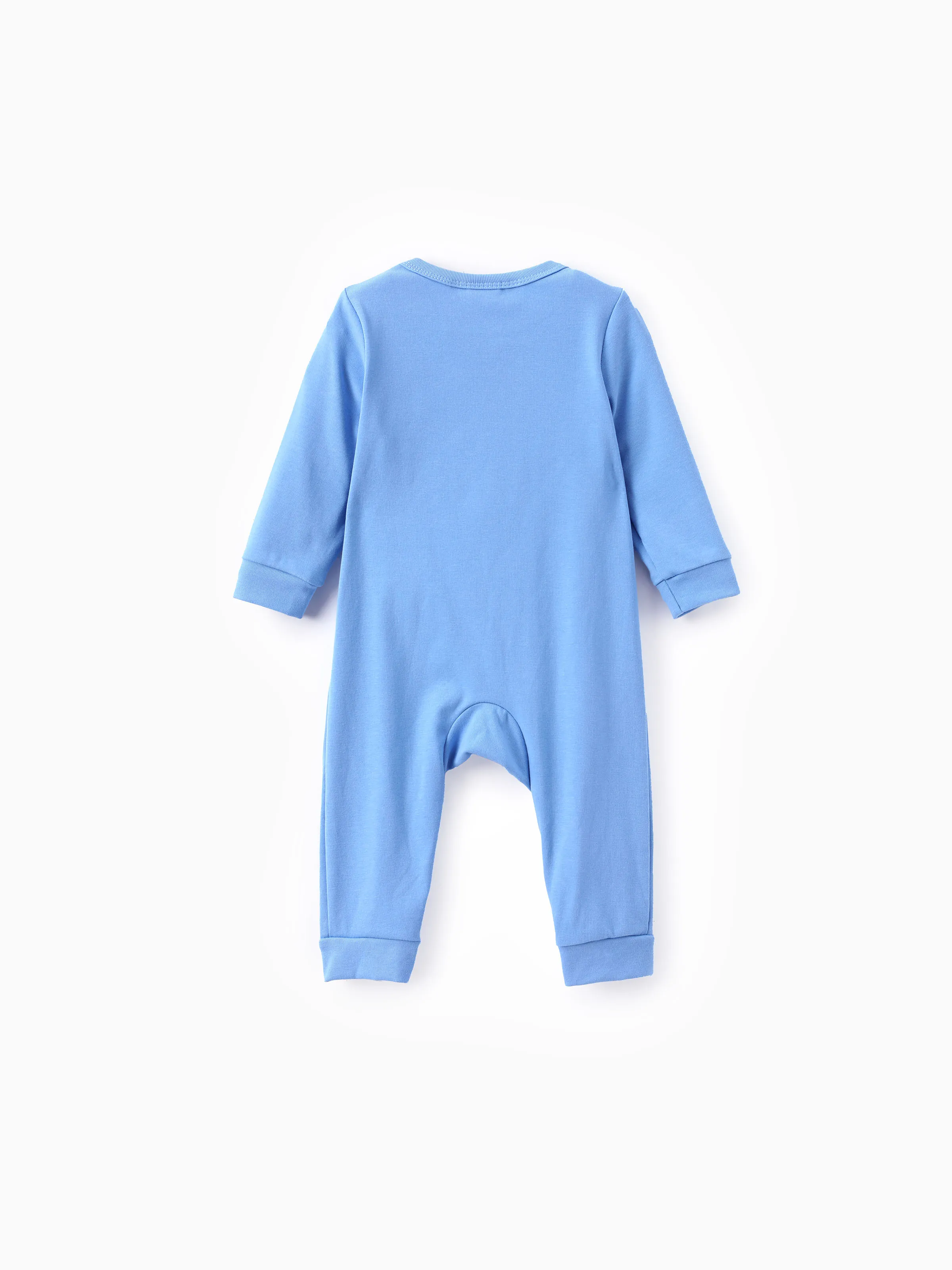 Harry Potter Baby Boy 1pc Long-sleeve Cotton Jumpsuit Royal Blue - Image 2