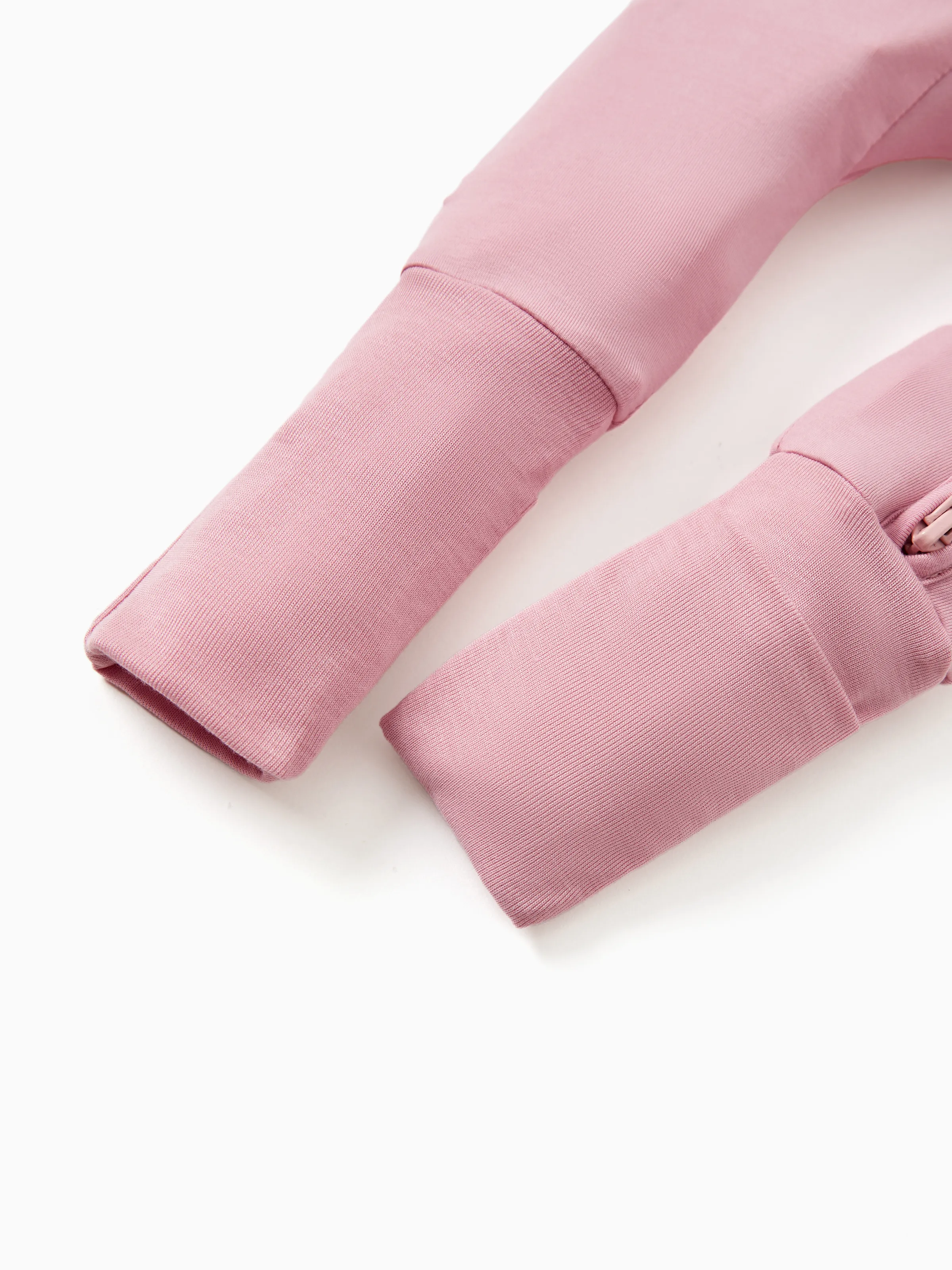 Kids Baby / Girl Bamboo Pajamas With Childlike Print (Snug-Fitting) Pink - Image 12