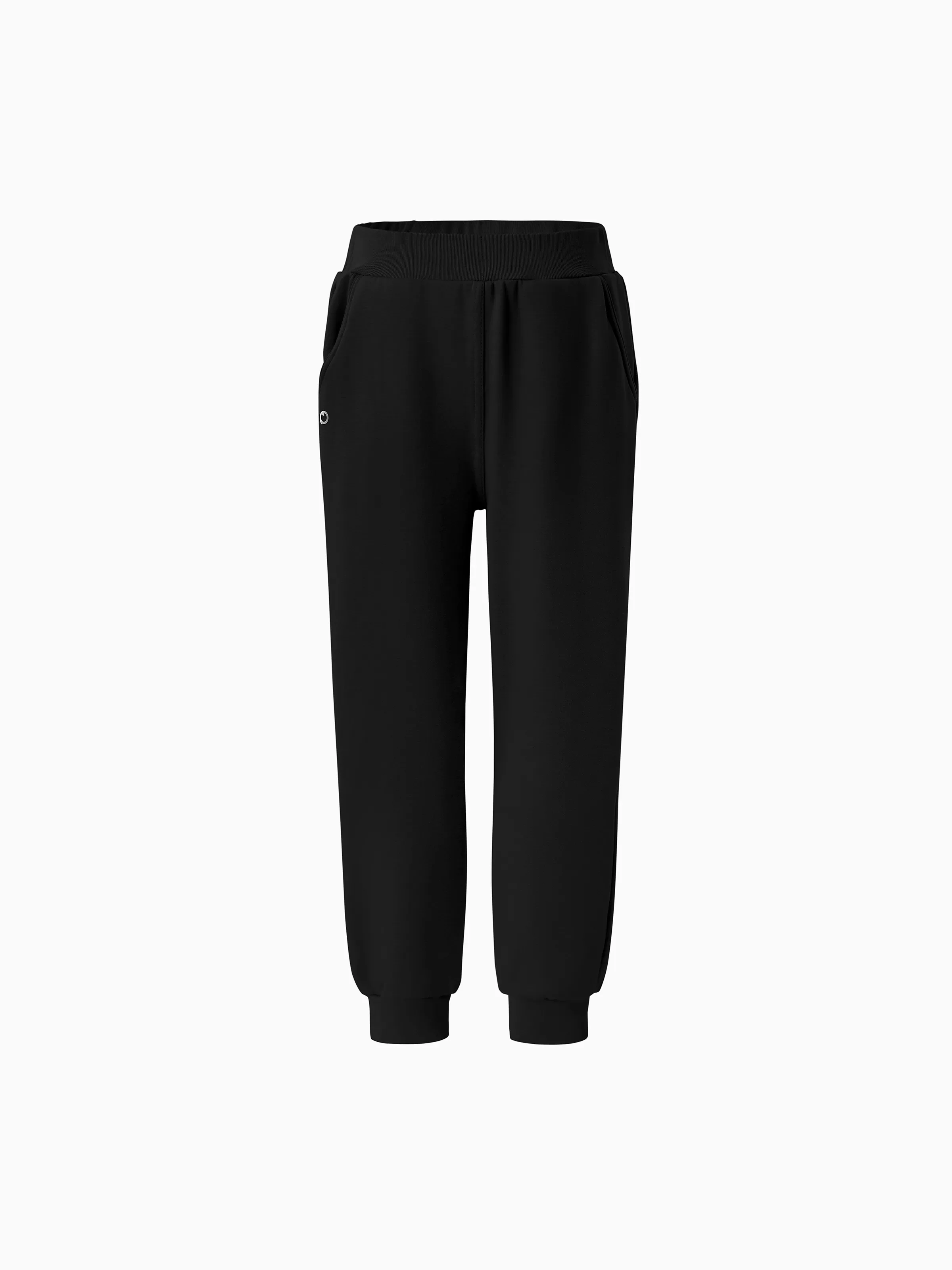 kids fleece lined jogger pants with reflective print and pockets warm breathable and moisture wicking sweatpants for boys and girls deep black - Image 6