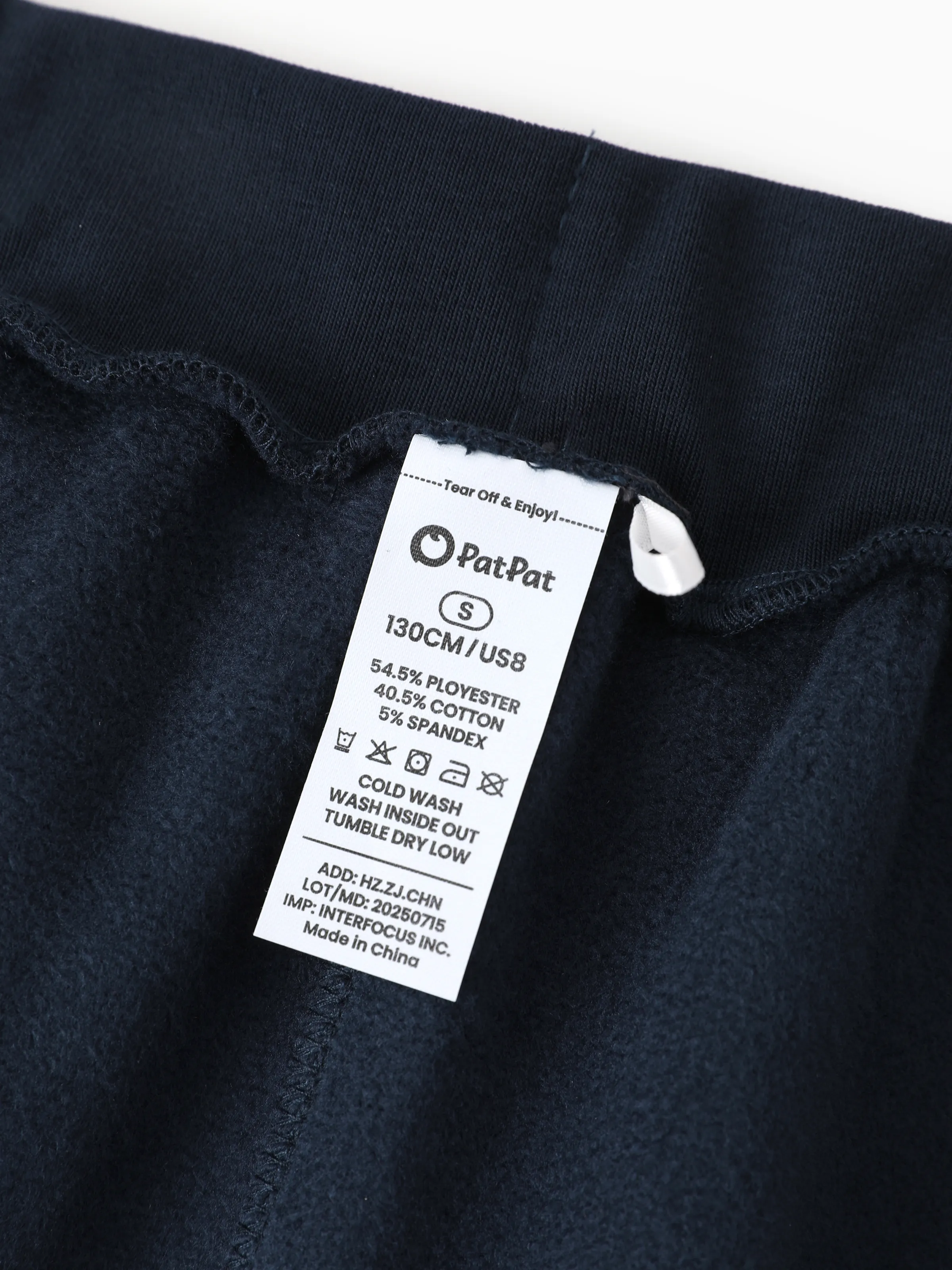 kids fleece lined jogger pants with reflective print and pockets warm breathable and moisture wicking sweatpants for boys and girls deep blue - Image 13