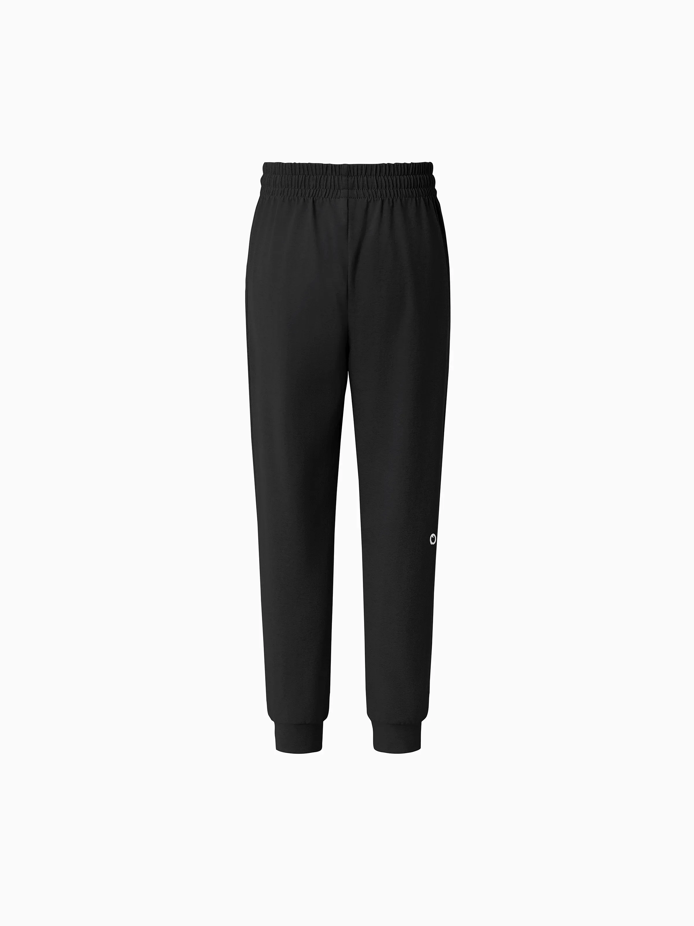 kids-jogger-pants-with-elastic-waistband-and-drawstring-comfortable-everyday-sweatpants-with-pockets-for-boys-and-girls-black - Image 2