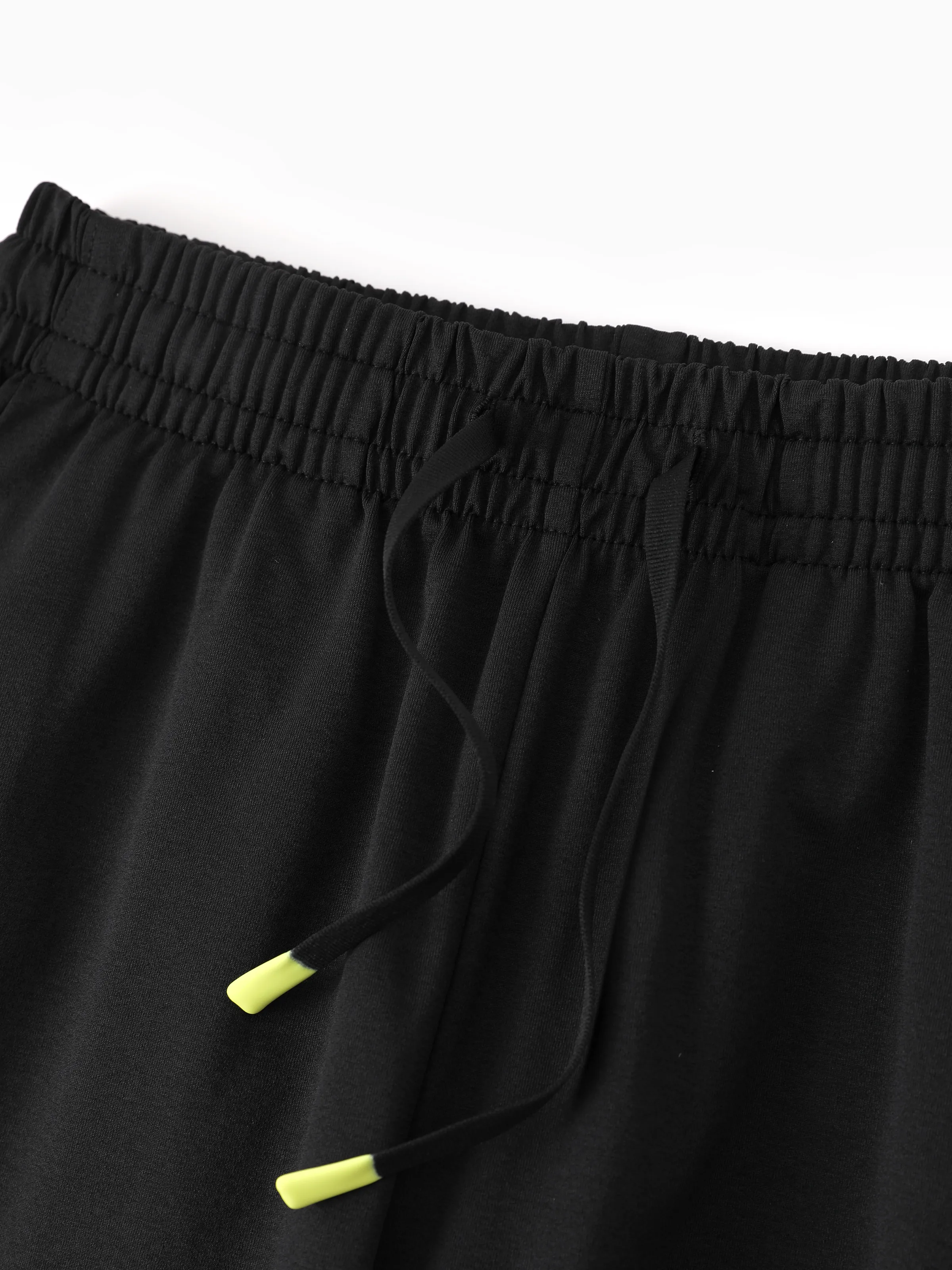 kids-jogger-pants-with-elastic-waistband-and-drawstring-comfortable-everyday-sweatpants-with-pockets-for-boys-and-girls-black - Image 3