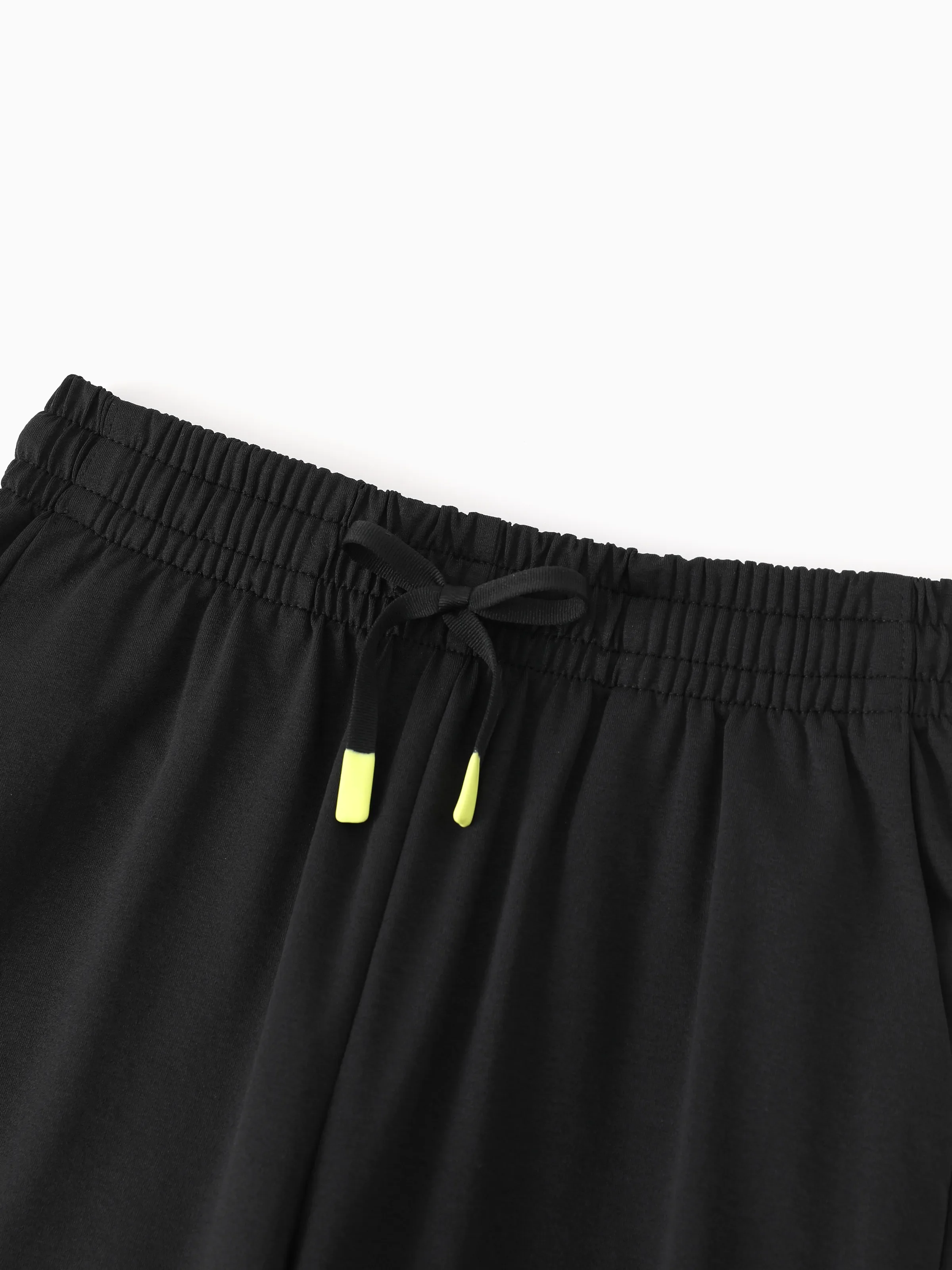 kids-jogger-pants-with-elastic-waistband-and-drawstring-comfortable-everyday-sweatpants-with-pockets-for-boys-and-girls-black - Image 8