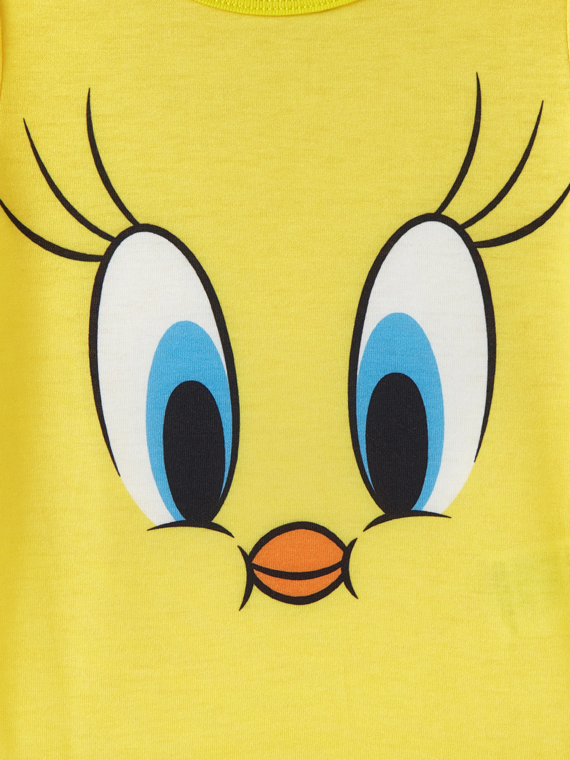 Looney Tunes Baby Boy/Girl Animal Print Short-sleeve Naia™ Romper Yellow - Image 2