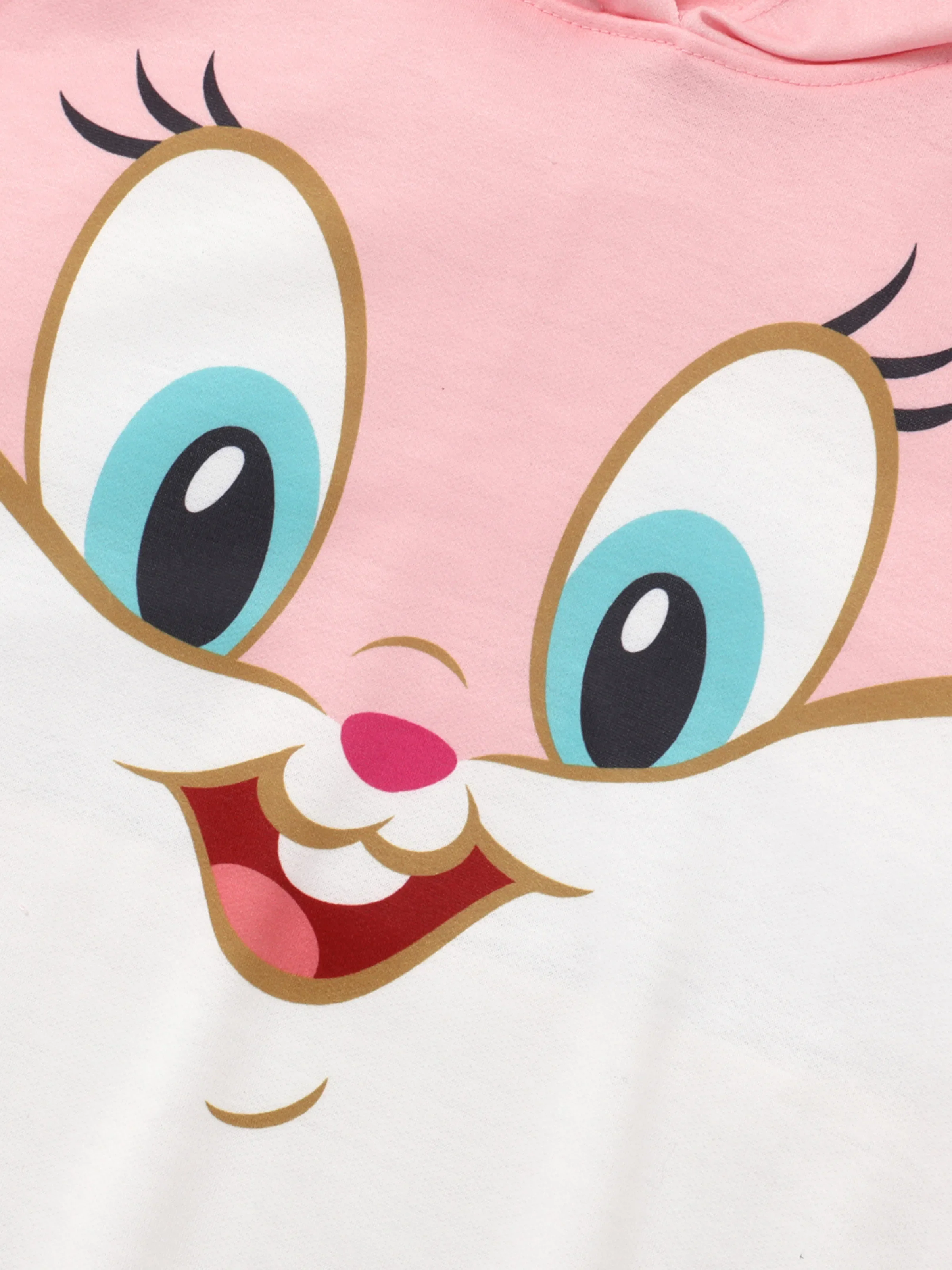 Looney Tunes Toddler/Kid Girl Hooded Sweatshirt Pink - Image 6