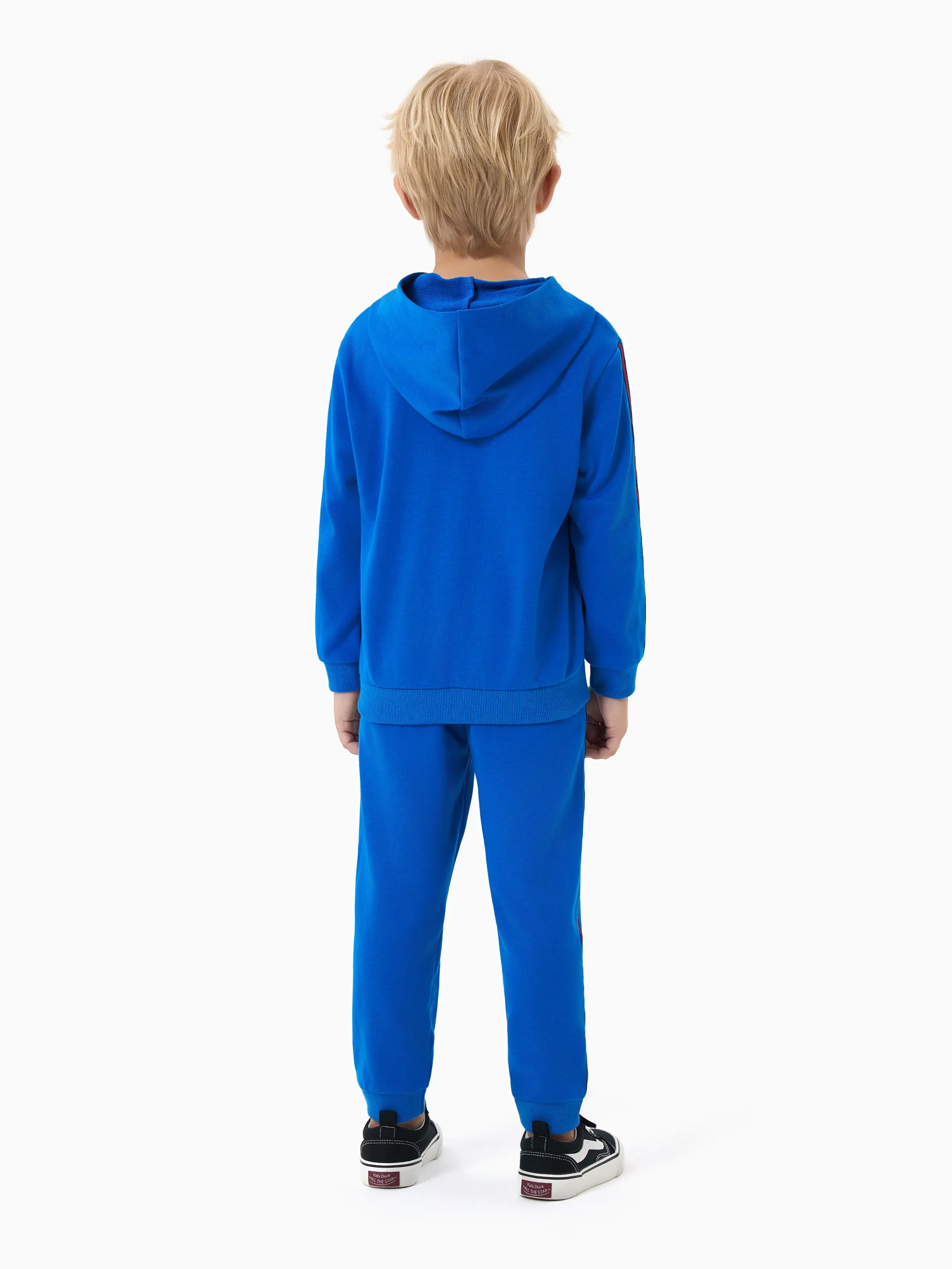 Marvel Toddler Boy 2pcs Spider-Man Childlike Longsleeves Hoodie and Sweatpants Set Blue - Image 4