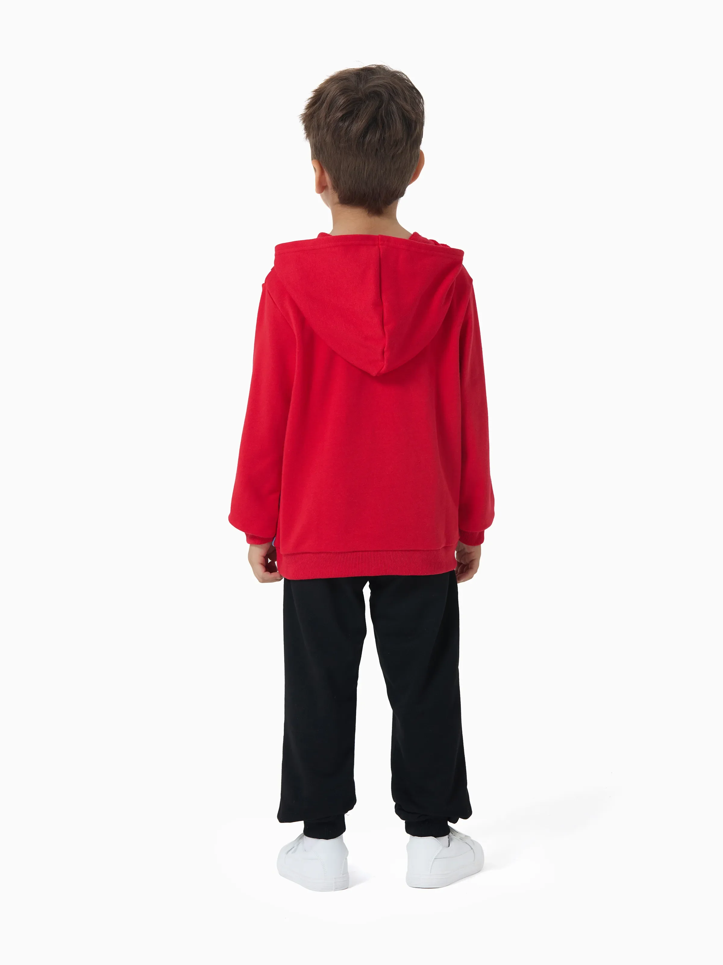 Marvel Toddler Boy Spider-Man Hoodie Sweatshirt Red - Image 4
