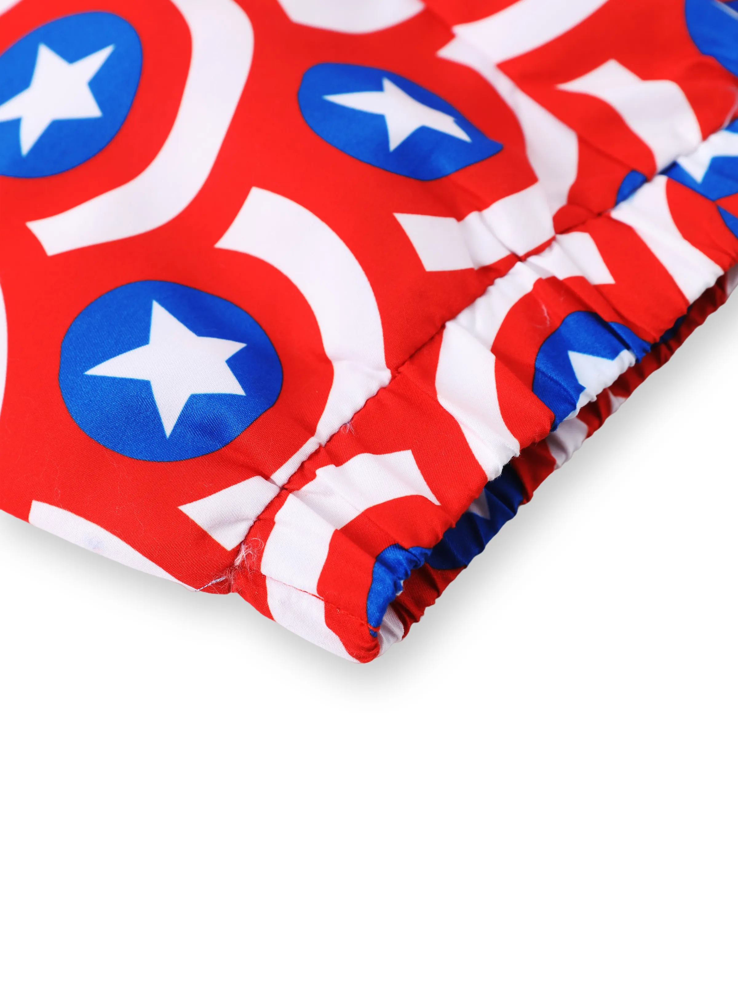 Marvel Toddler/Kid Boy 2pcs Captain America UPF50+ Allover Print Tops and Trunks Swimsuit Set Blue - Image 11