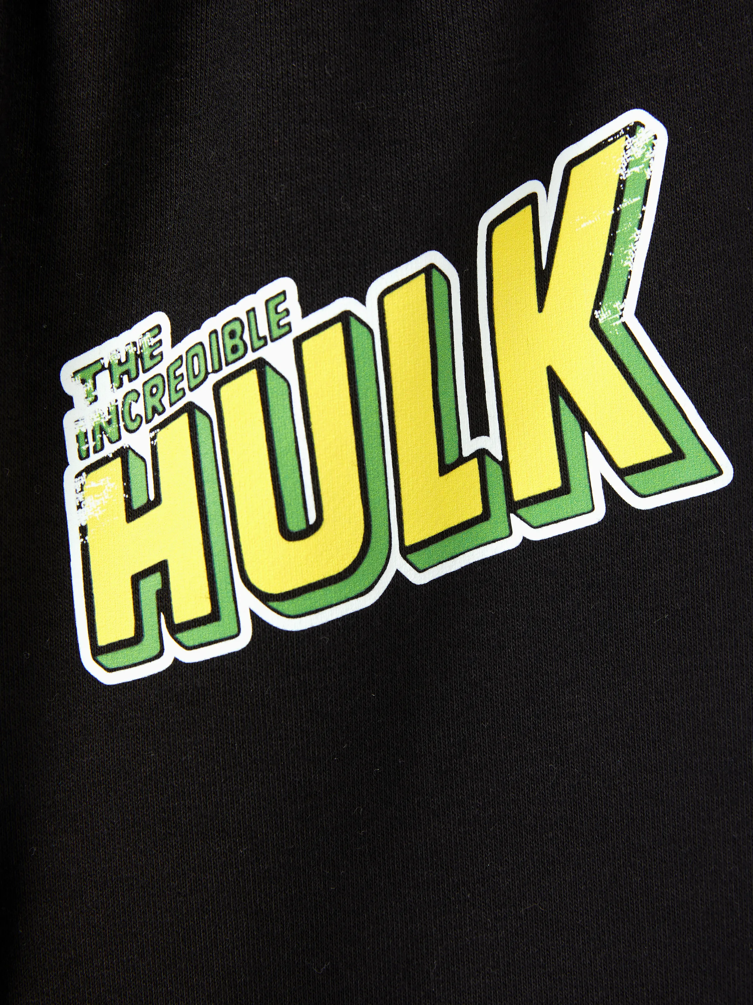 Marvel Toddler/Kids Boy 2pcs Green Hulk Character Graphic Longsleeves Hoodie and Sweatpants Set Black - Image 13