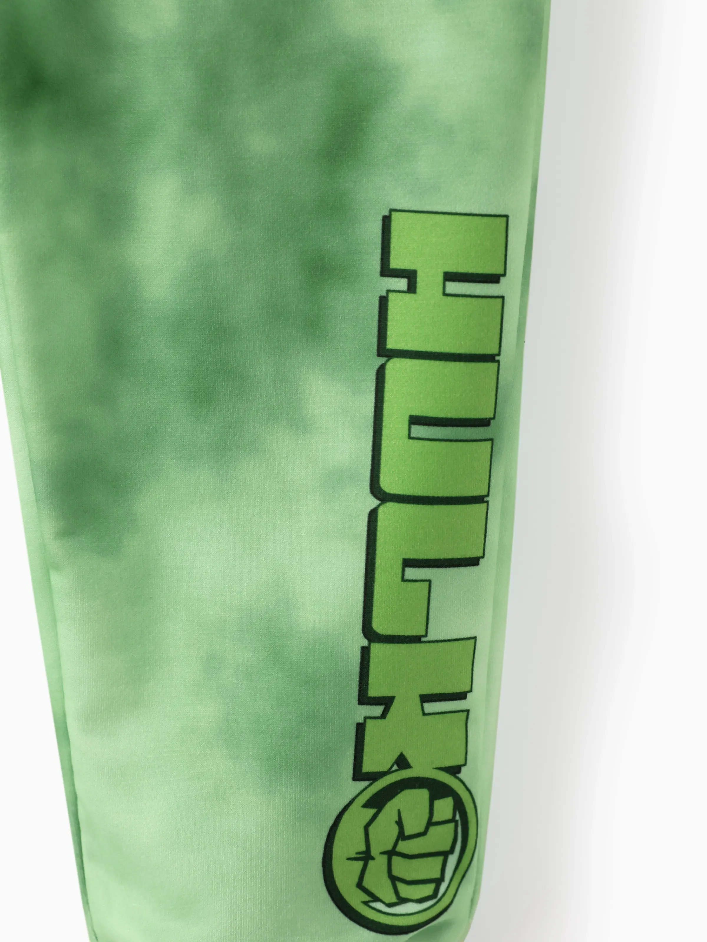 Marvel Toddler/Kids Boy 2pcs Green Hulk Ribbed Cuffs Hooded Sweatshirt and Sweatpants Set Green - Image 10