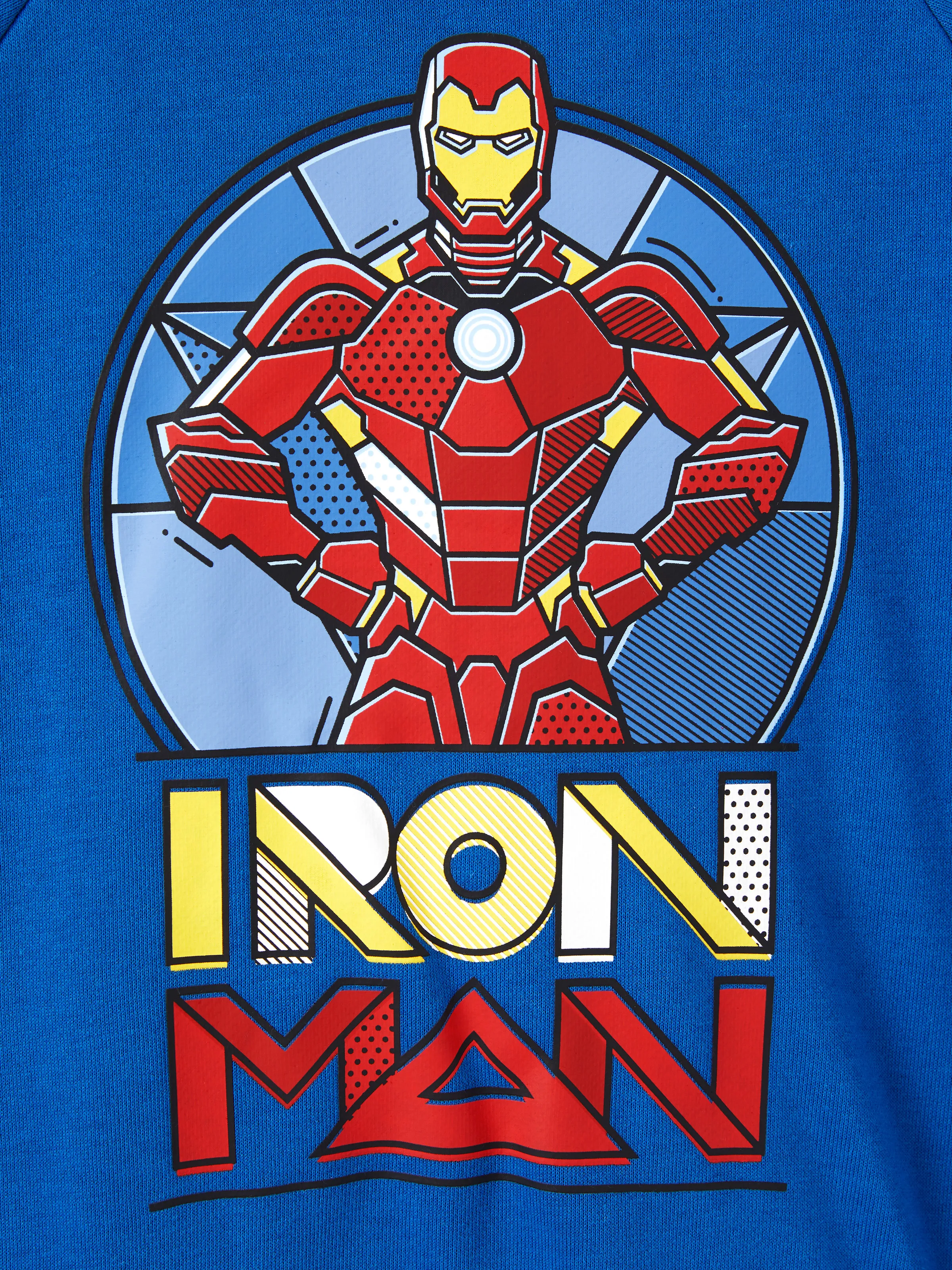 Marvel Toddler/Kids Boy 2pcs Iron Man Character Graphic Longsleeves Hoodie and Sweatpants Set Blue - Image 4