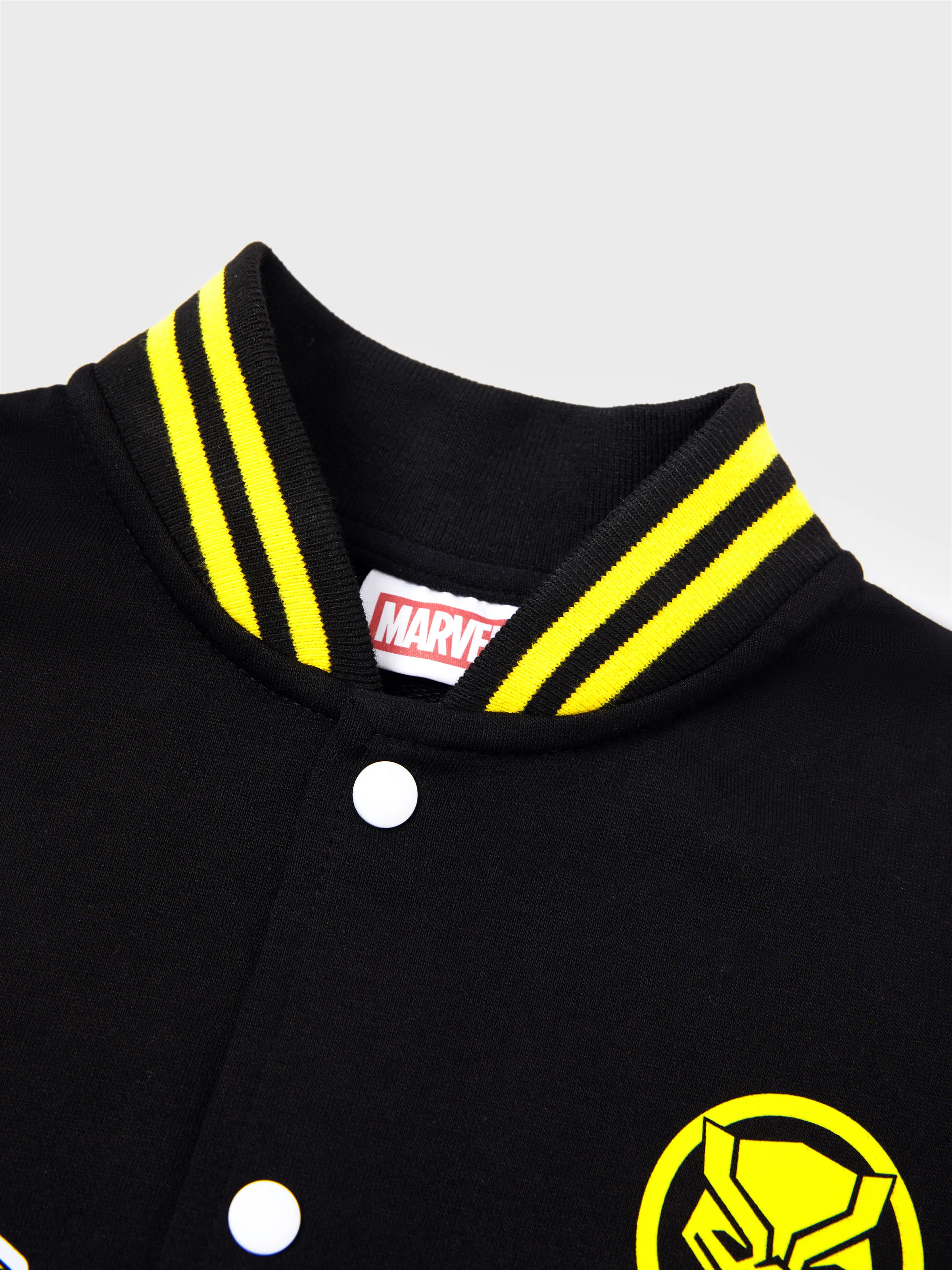 Marvel Toddler/Kids Boy Black Panther Colorblock Bomber Jacket Black - Image 9