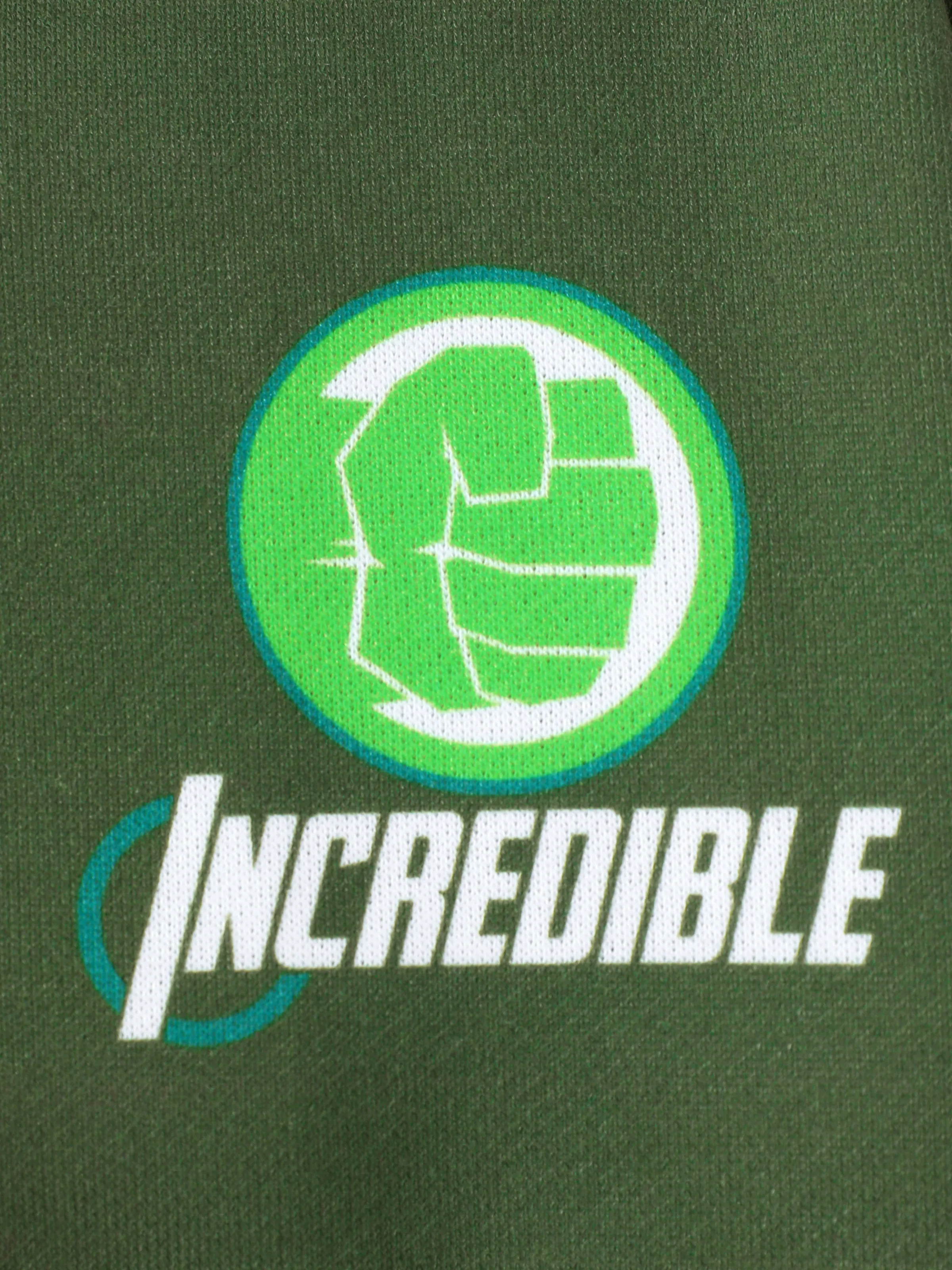 Marvel Toddler/Kids Boy Green Hulk Colorblock Bomber Jacket Green - Image 6