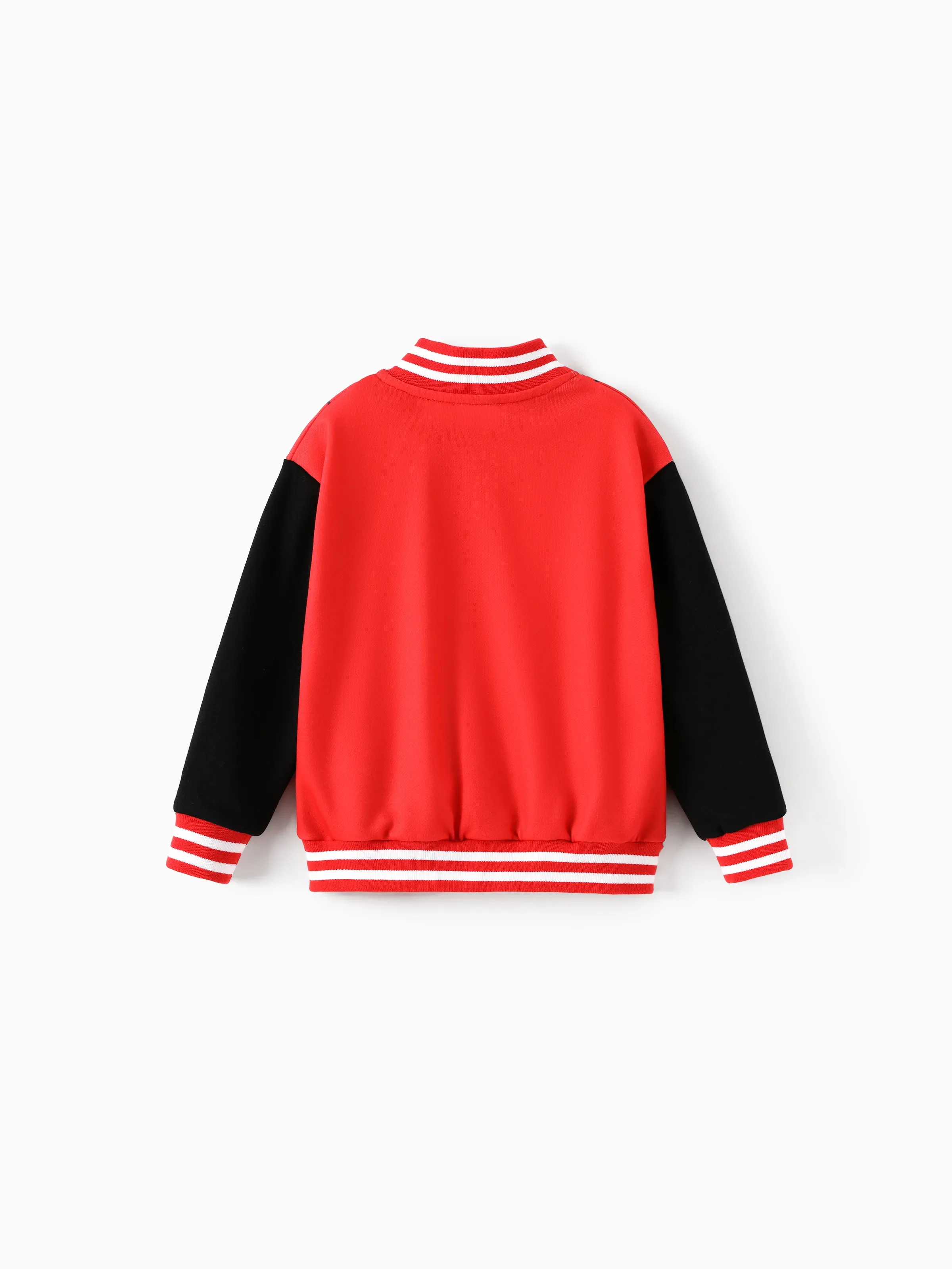Marvel Toddler/Kids Boy Spiderman Character Graphic Colorblock Bomber jacket Red - Image 3