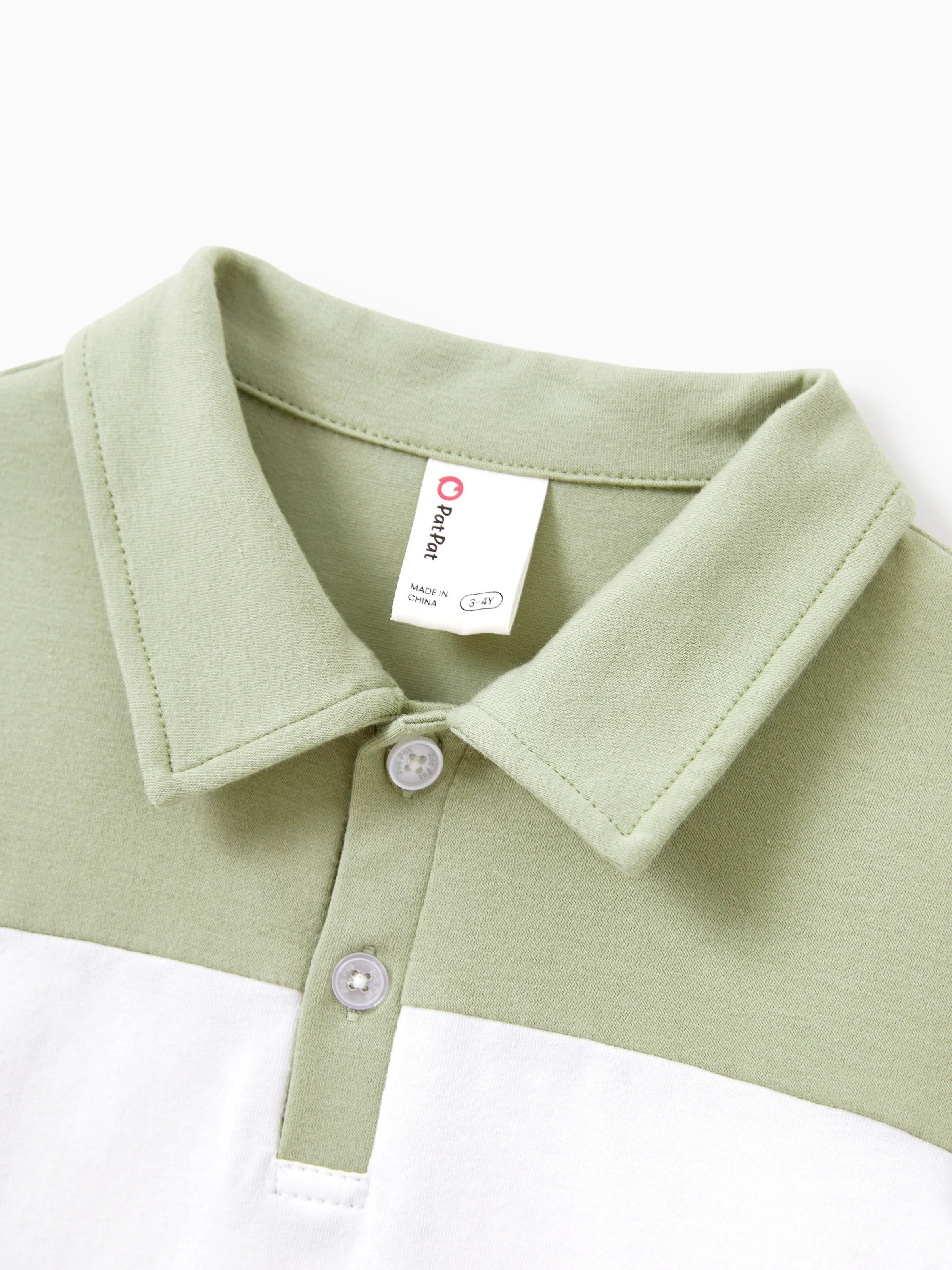 Matching Family Outfits Tropical Floral Print Strap Dress or Short-sleeve Colorblock Shirts Set Pale Green - Image 26