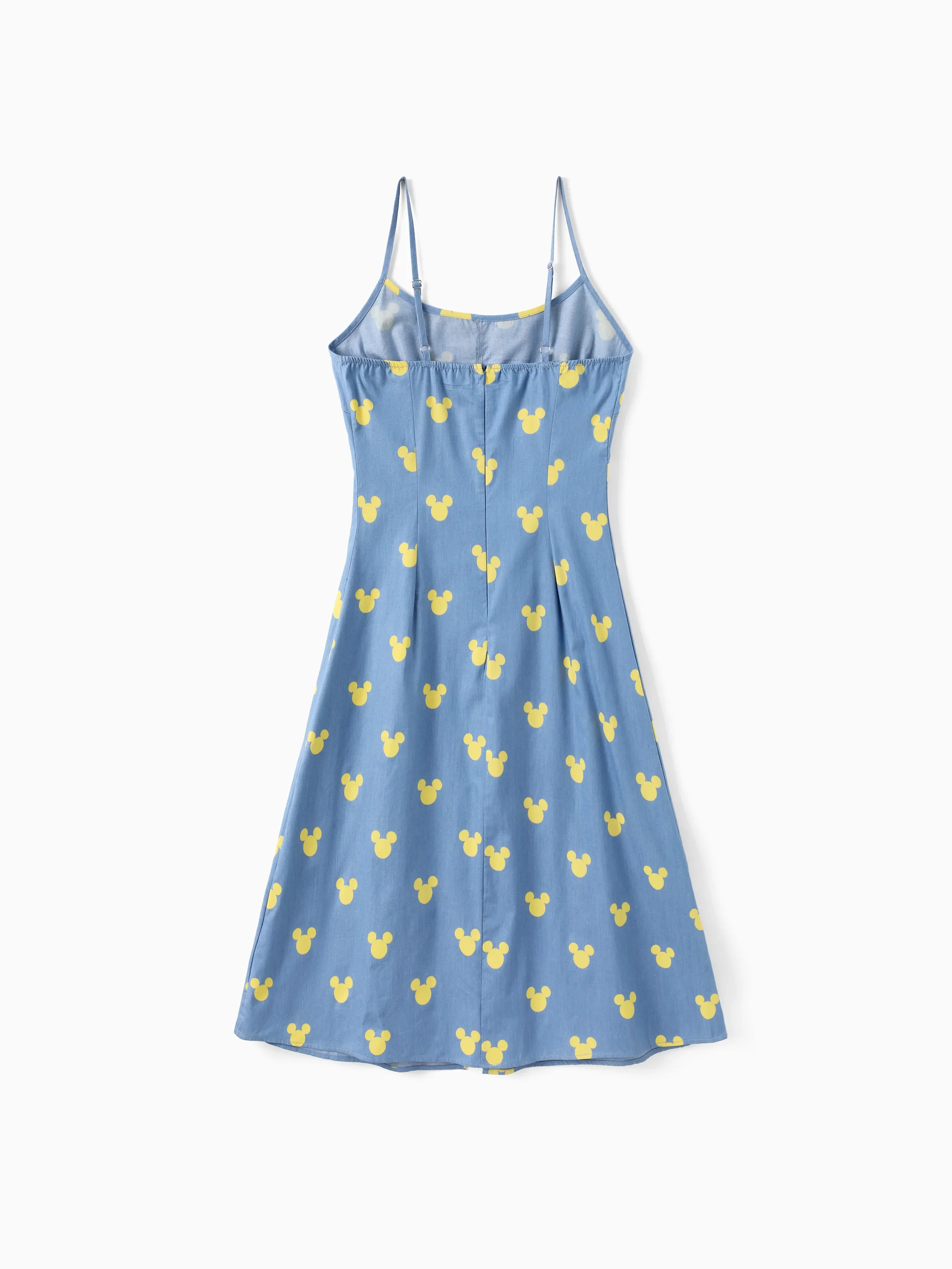 Disney Mickey and Friends Mommy and Me Family matching Mickey Mouse Allover Print Denim Dresse/Jumpsuit/T-shirt Blue - Image 7