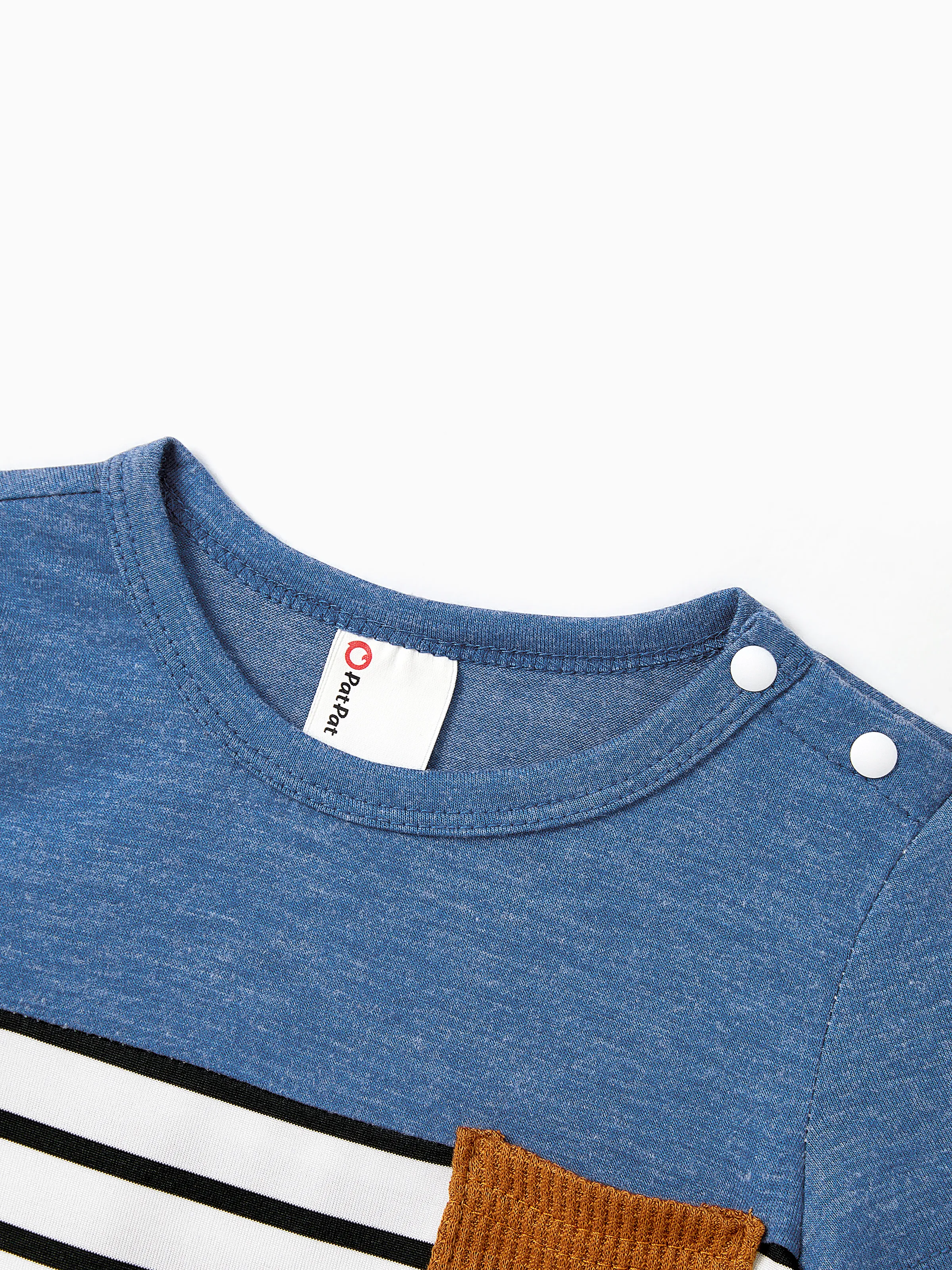 Mommy and Me Family Matching Soft Casual Outfit with Below Knee Dresses, Front Buttons, Belted Design Blue - Image 17