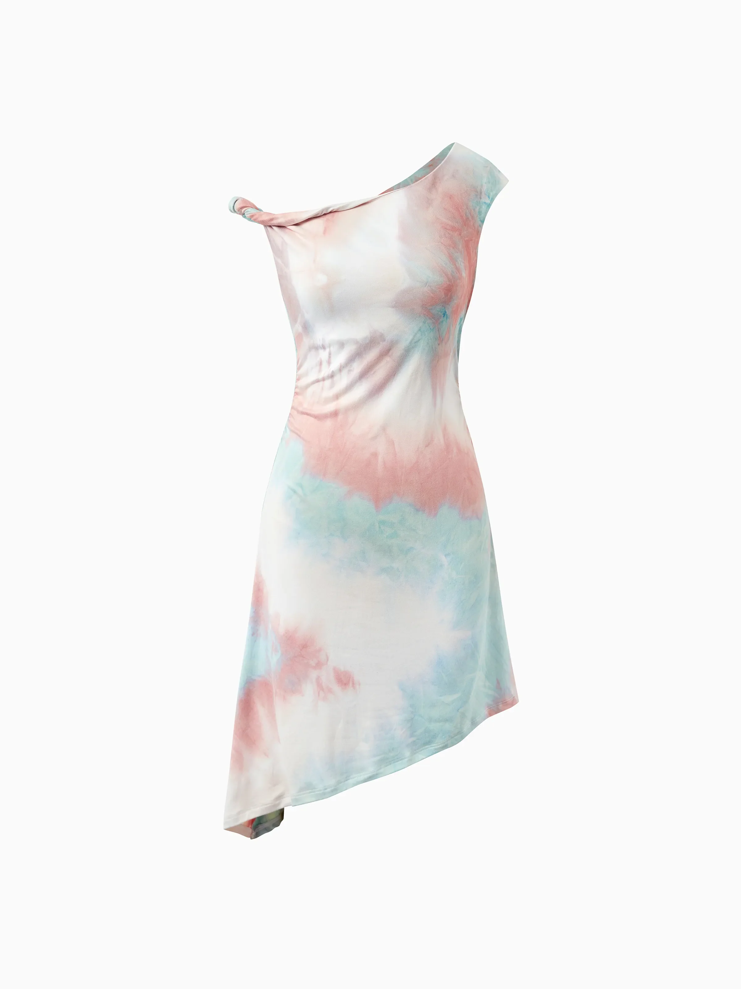 Mommy and Me Matching Tie Dye Dress Set for Women, Girls & Baby Romper
 Multi-color - Image 2