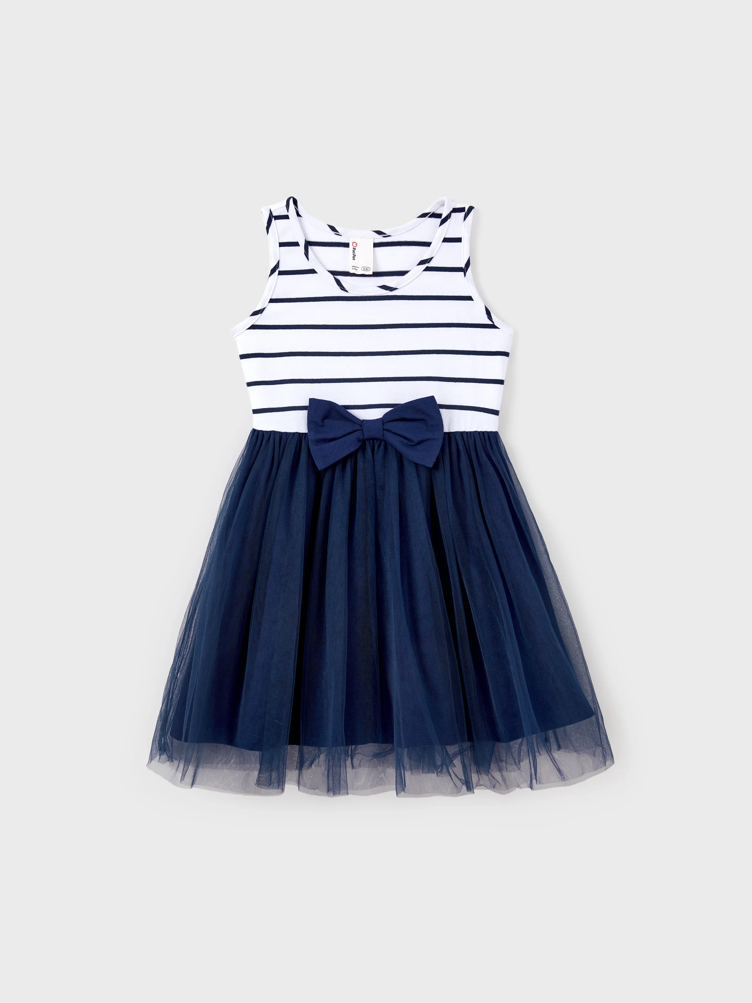 Mommy & me Cotton T-Shirt & Dress Set – Sunny Days Palm Print for Dad, Mom, Baby & Toddler, Perfect for Summer Vacations & Family Outings Tibetan blue - Image 8