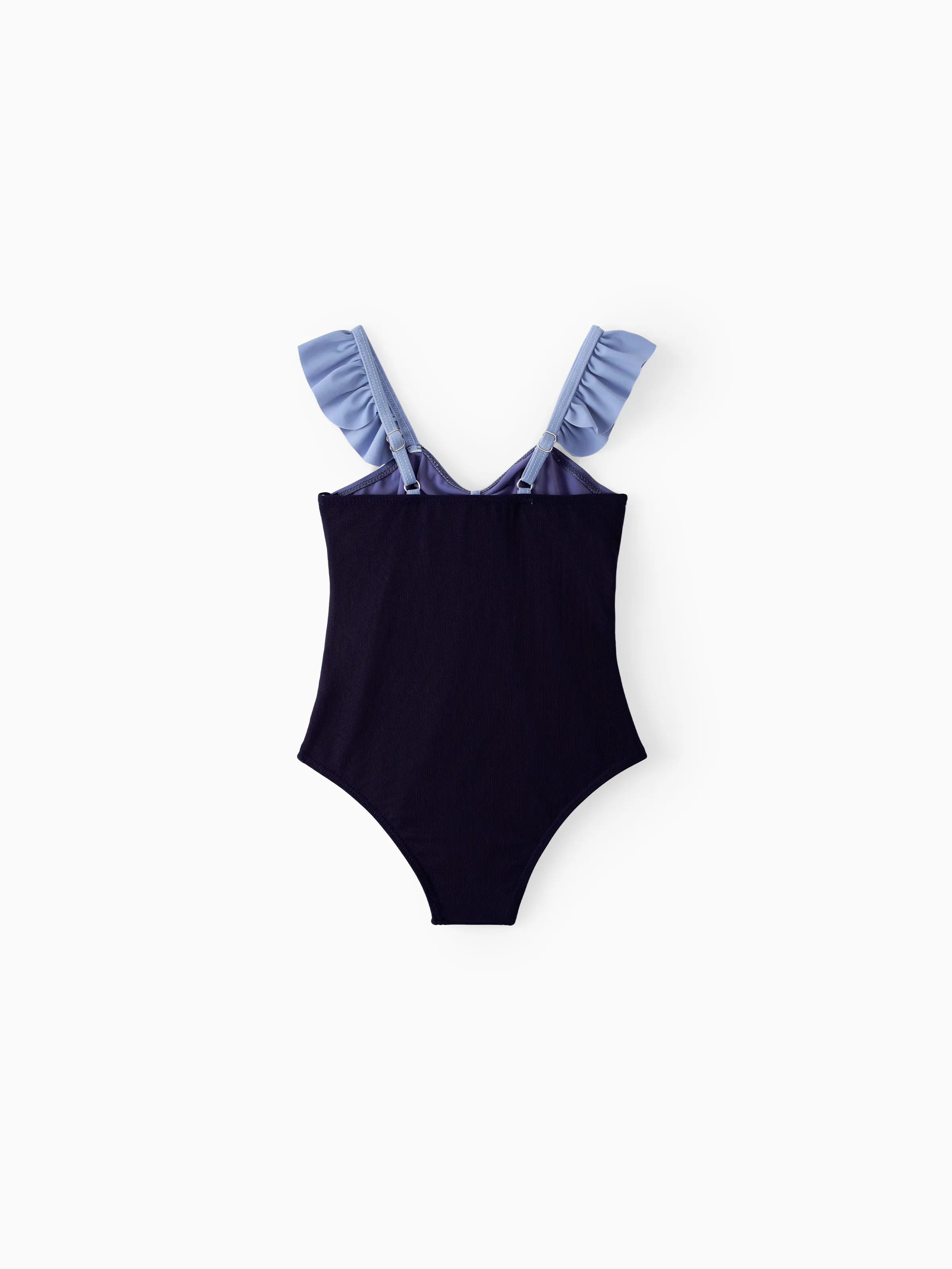 Mommy & me Ruched Bow Tie Cut Out Mesh Ruffle Strap One-Piece Swimsuit (Quick-Dry) MultiColour - Image 8