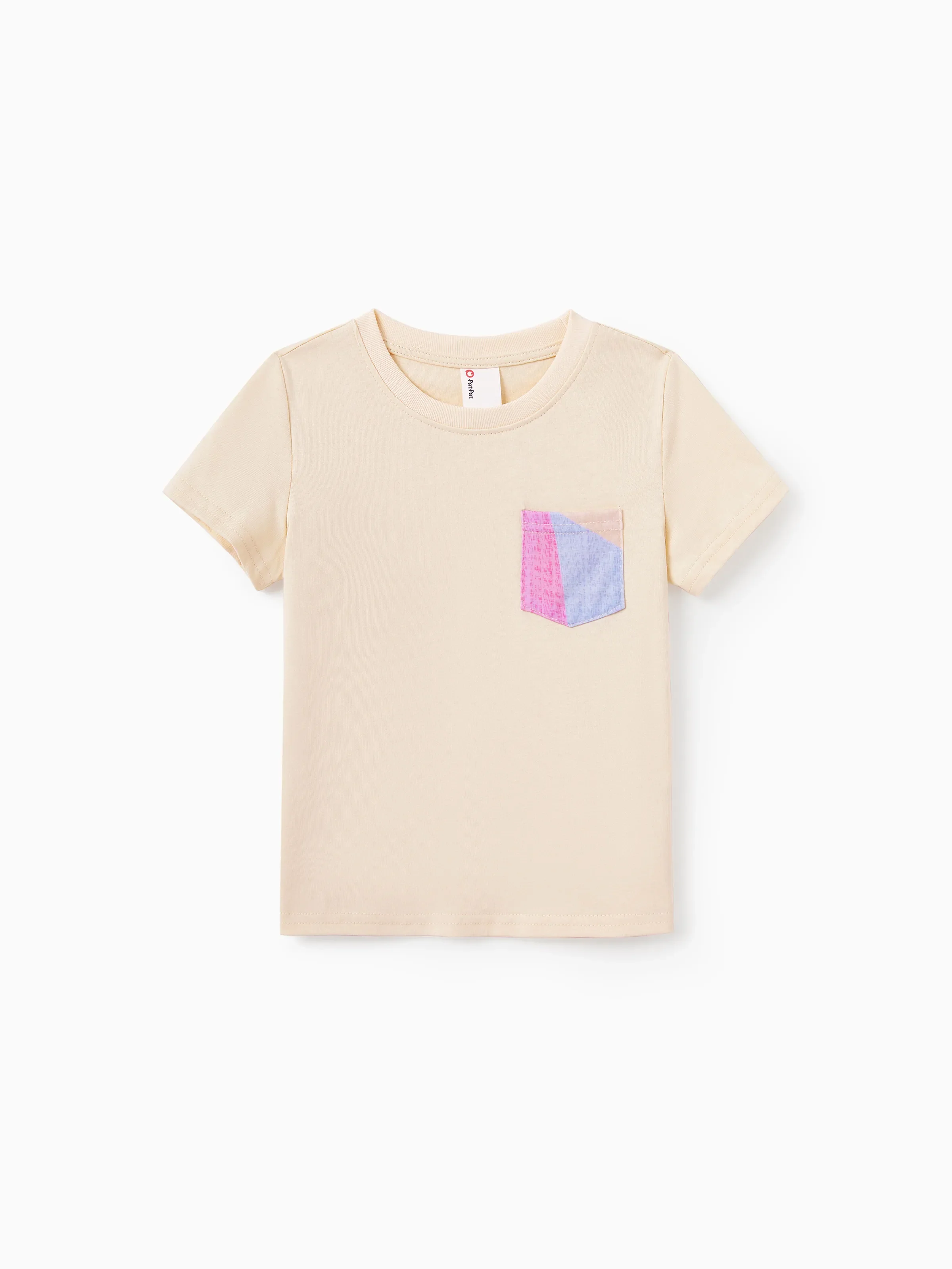 Mommy & me Outfits Set Colorblock Sleeveless Strappy Dress or Short-sleeve T-shirt Multi-color - Image 25