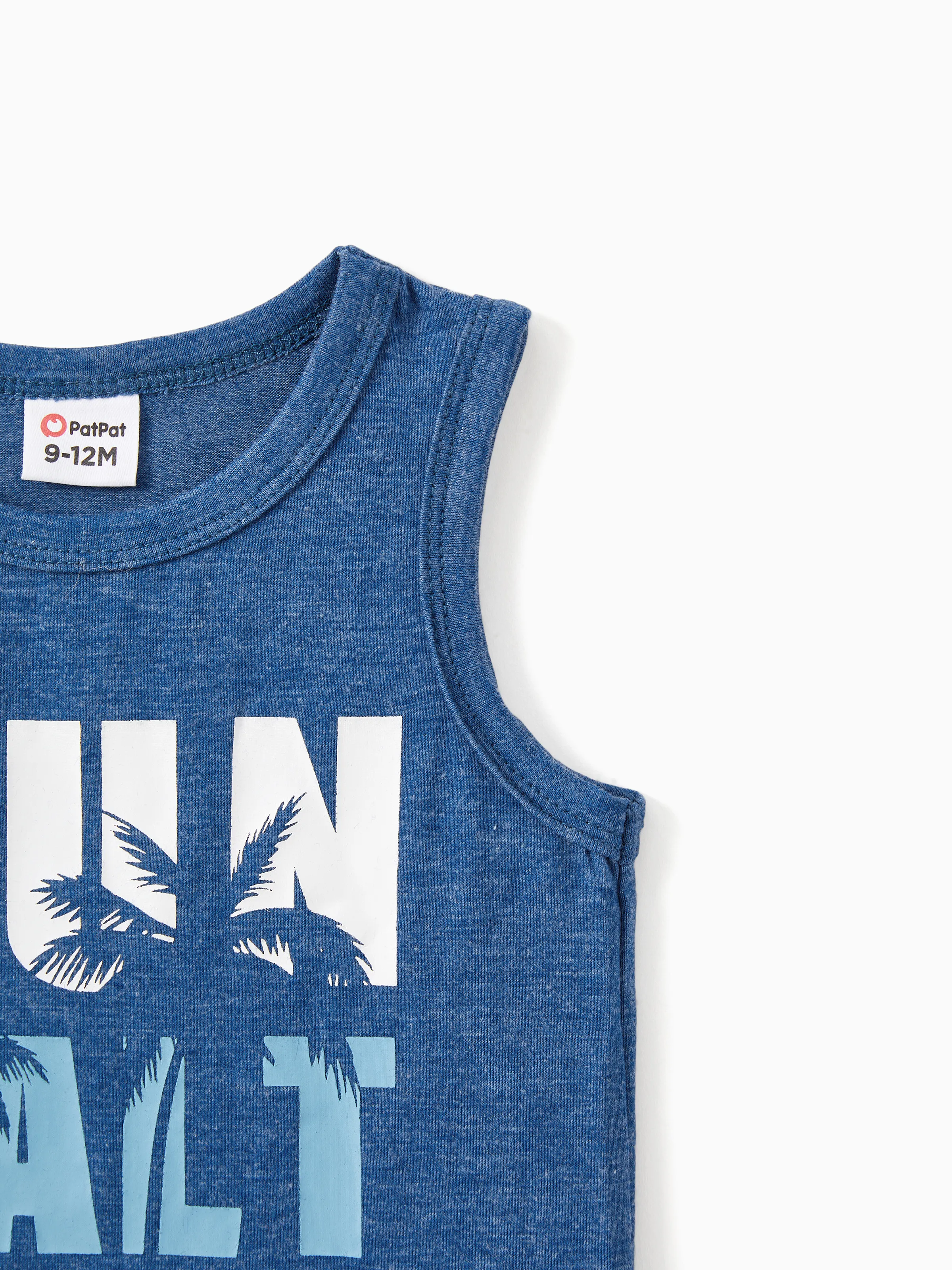Mommy & me Sets Blue Tank Flowy A-Line Tank Dress with Pockets Blue - Image 14