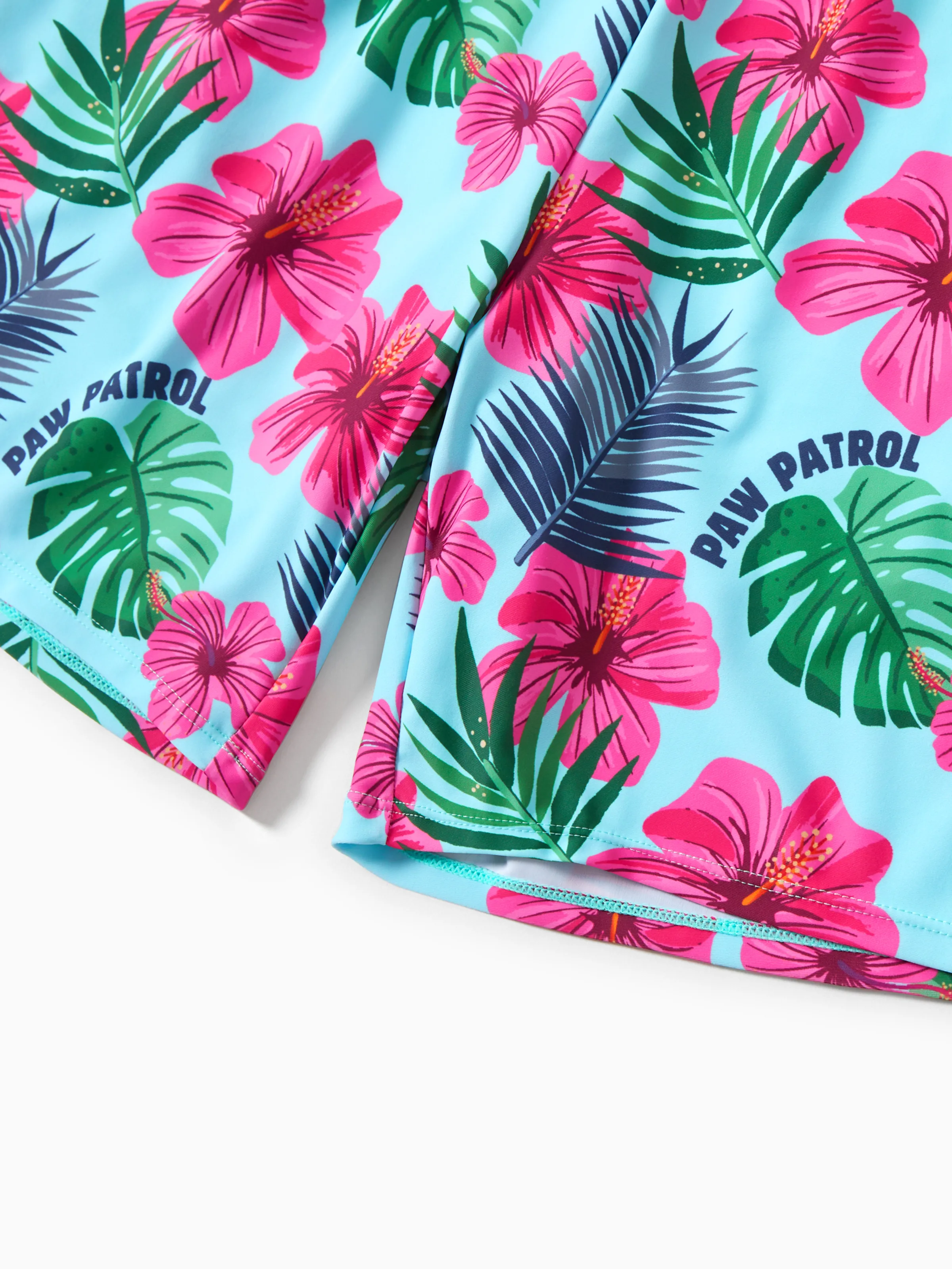 PAW Patrol Family Matching Chase Large Flower All-over Print Swimsuit Roseo - Image 18