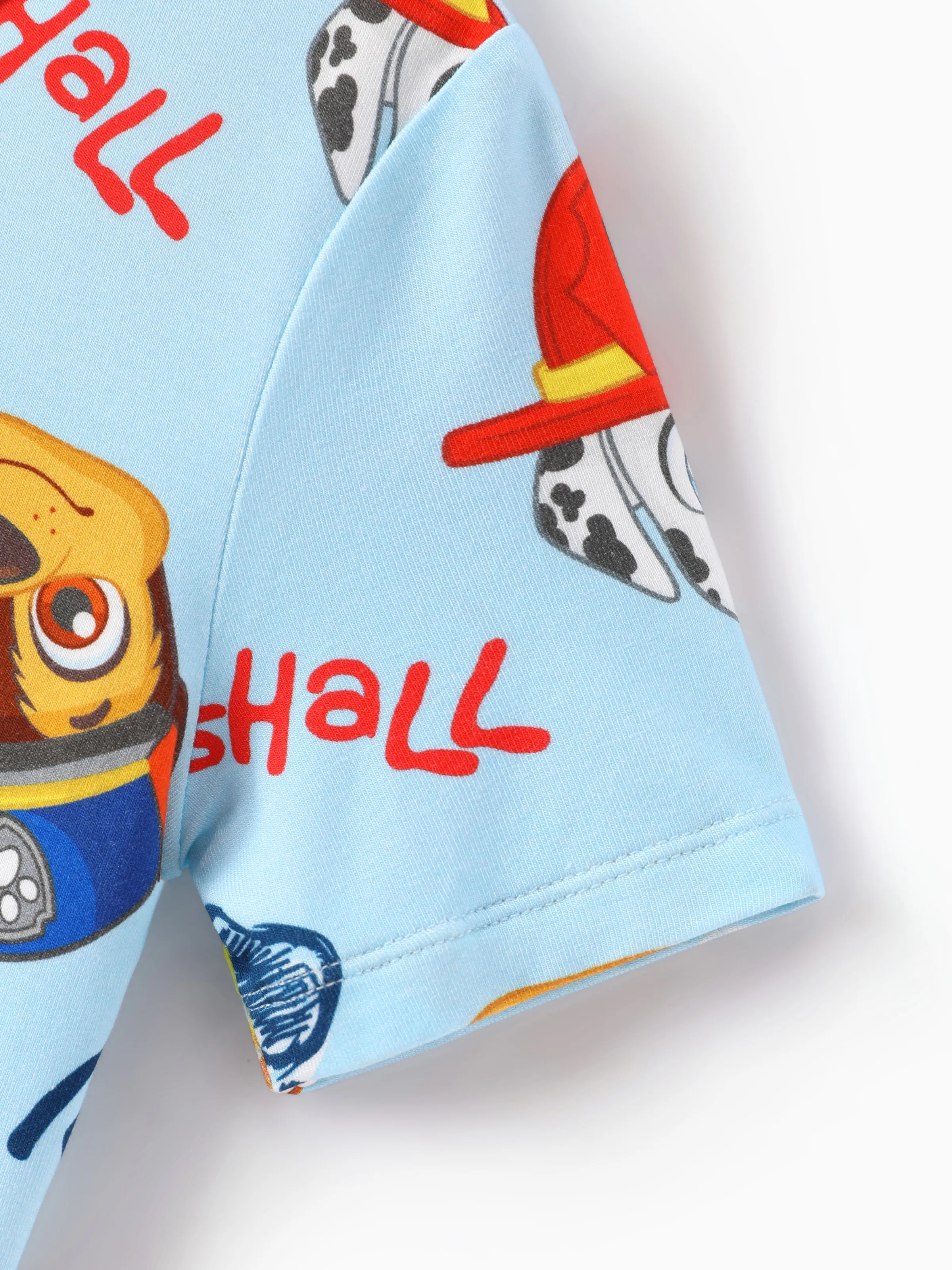 PAW Patrol Toddler Boy Rubble/Marshall 3-Piece Bamboo Pajama Set 2-in-1 Look for 4 Seasons (Snug-Fitting) Blue - Image 13
