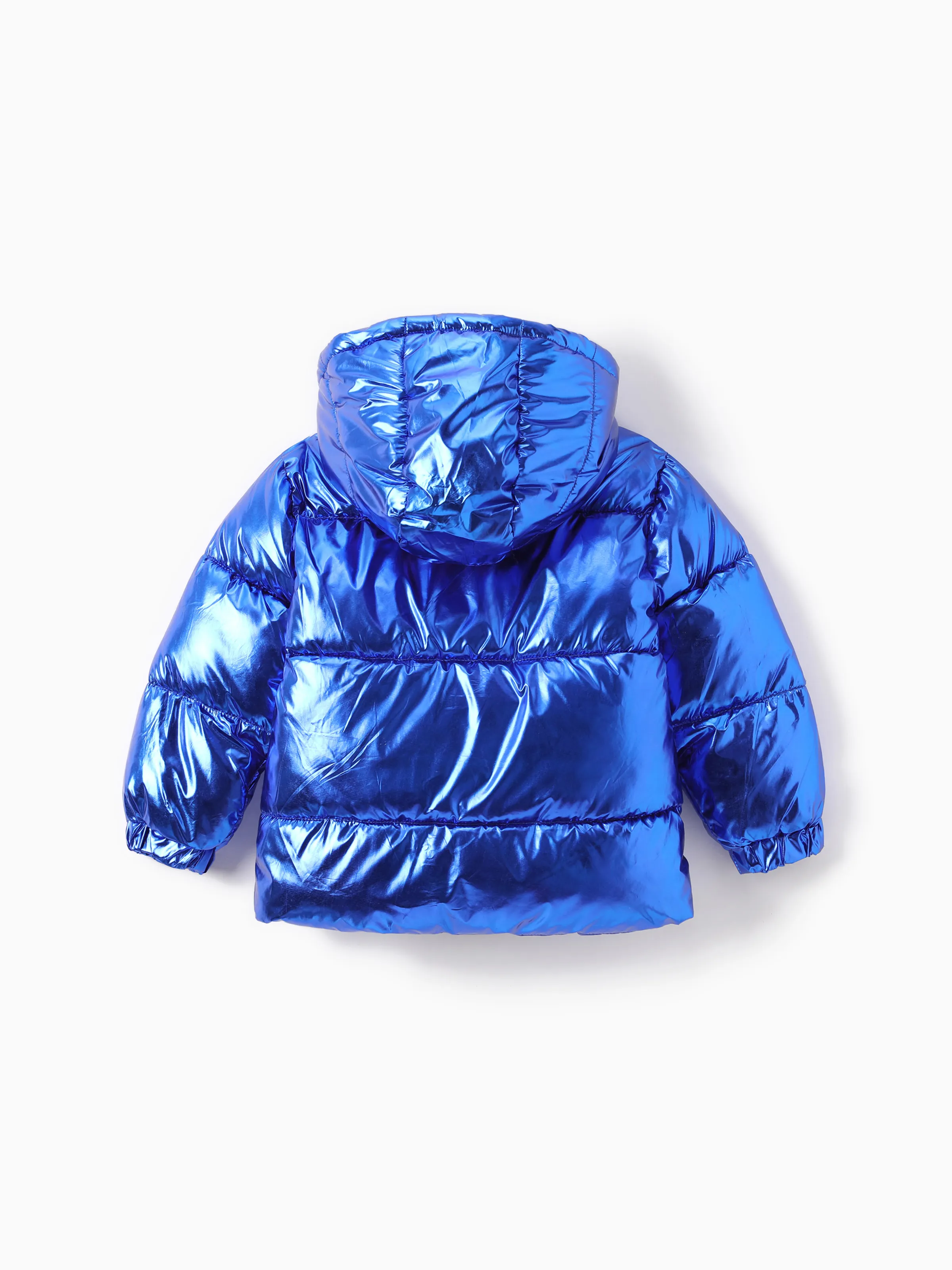 PAW Patrol Toddler Boy Chase Bright Hooded Quilted Puffer Jacket Coat Blue - Image 3