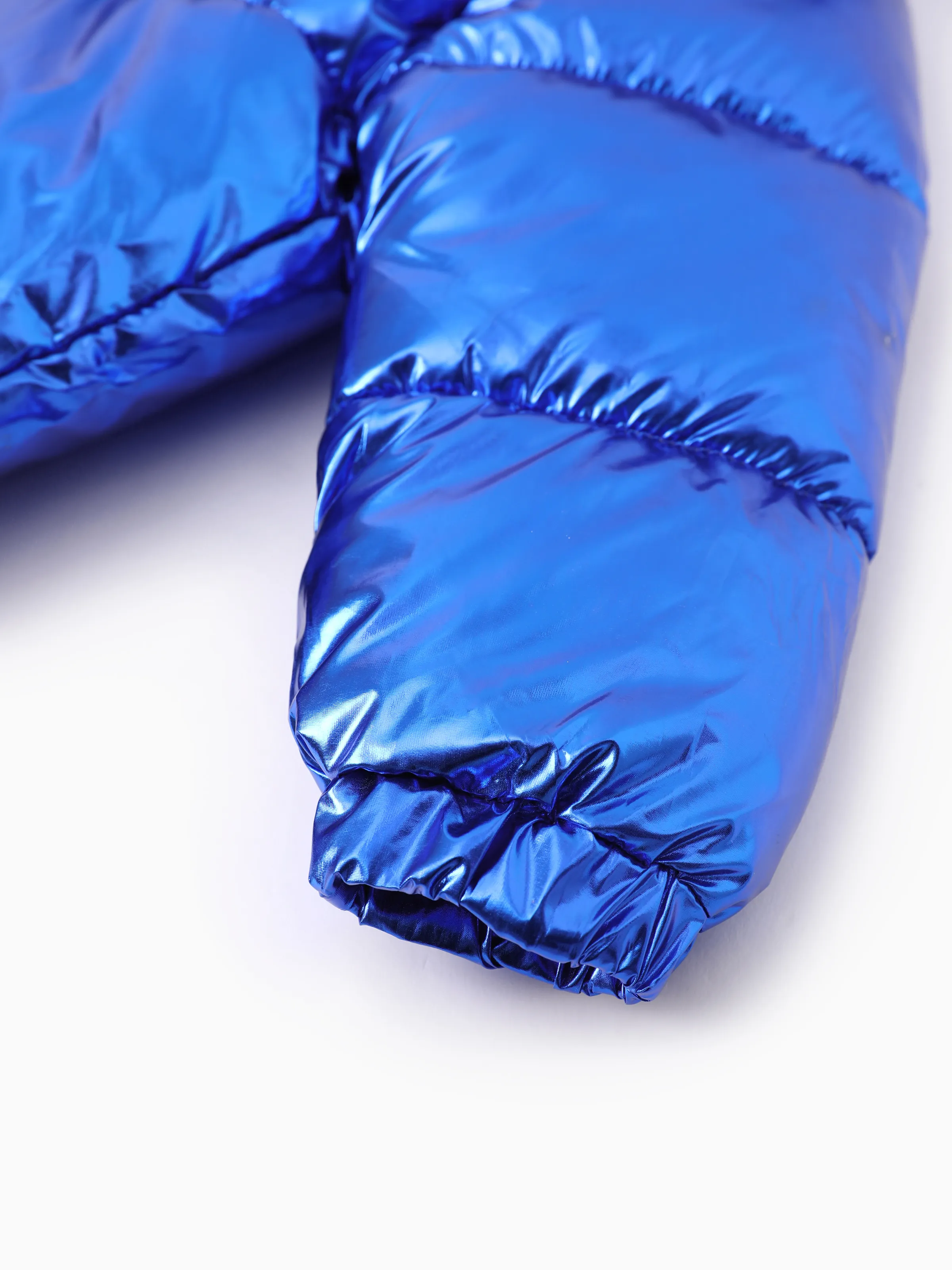 PAW Patrol Toddler Boy Chase Bright Hooded Quilted Puffer Jacket Coat Blue - Image 4