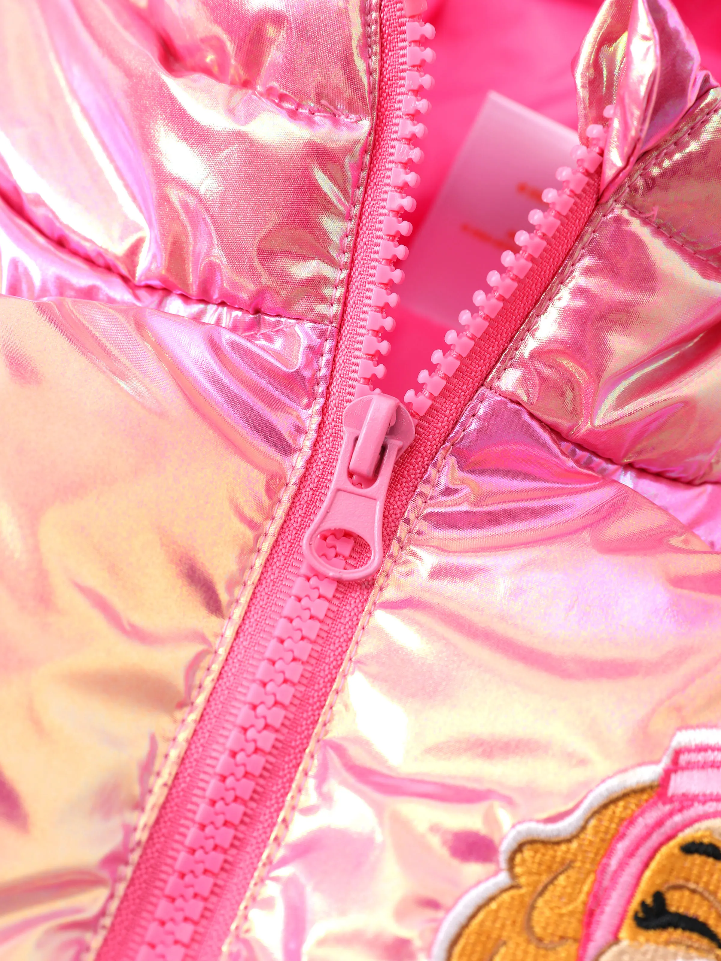 PAW Patrol Toddler Girl 1pc Chase/Skye Bright Hooded Quilted Puffer Jacket Coat Pink - Image 4