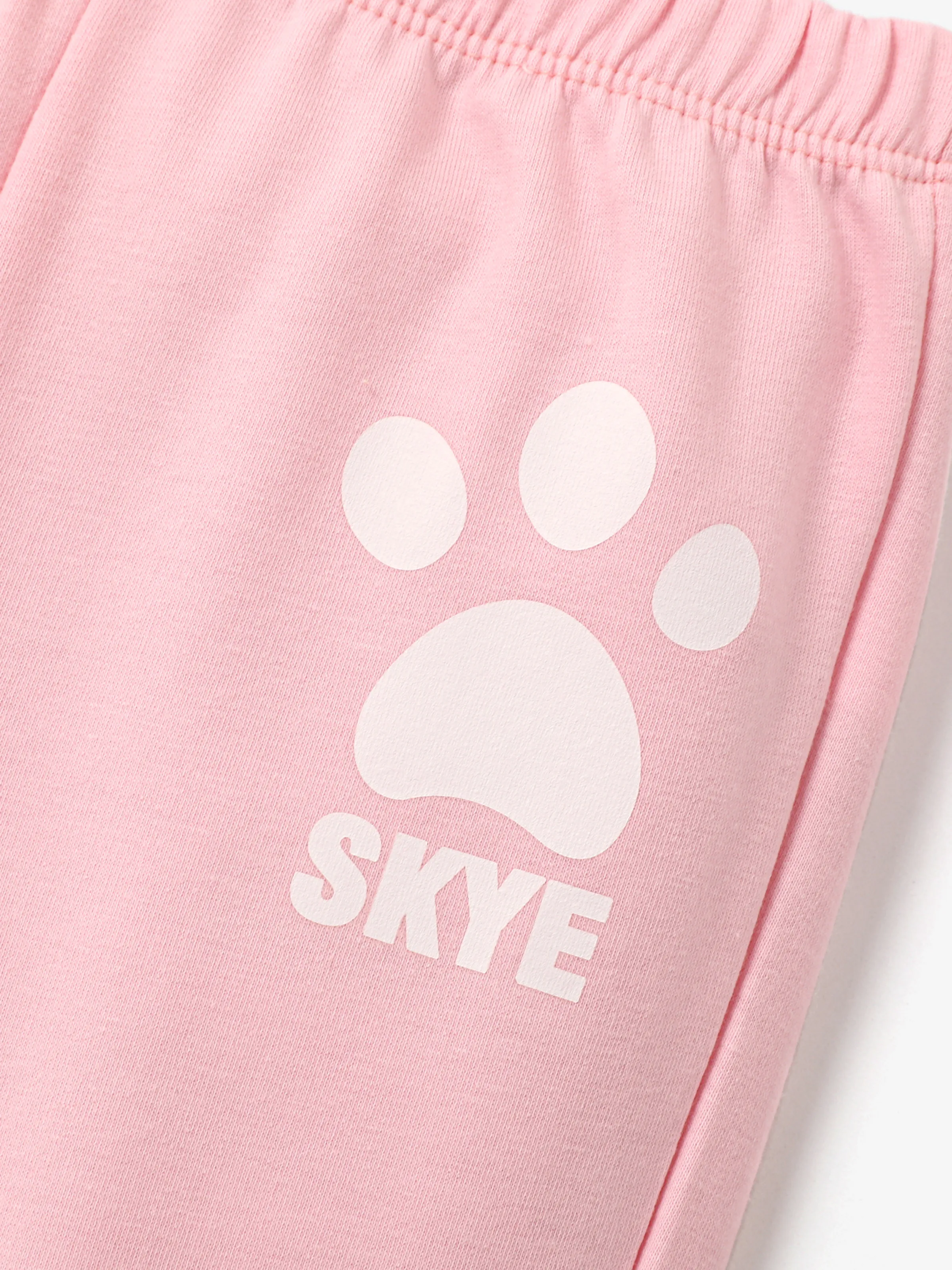 PAW Patrol Toddler Girl Chase/Skye Contrasting Color Stitching Top and Pants Suit Pink - Image 5