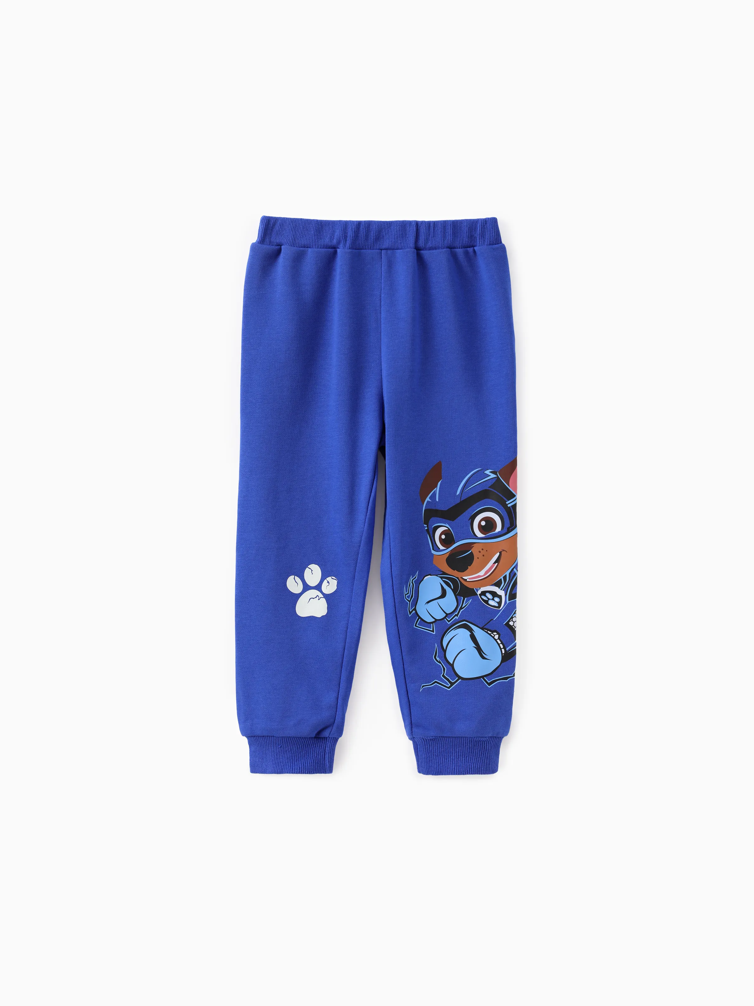 PAW Patrol Toddler Boy 2pcs Chase Glow in the Dark Sweatshirt and Pants Set Blue - Image 3