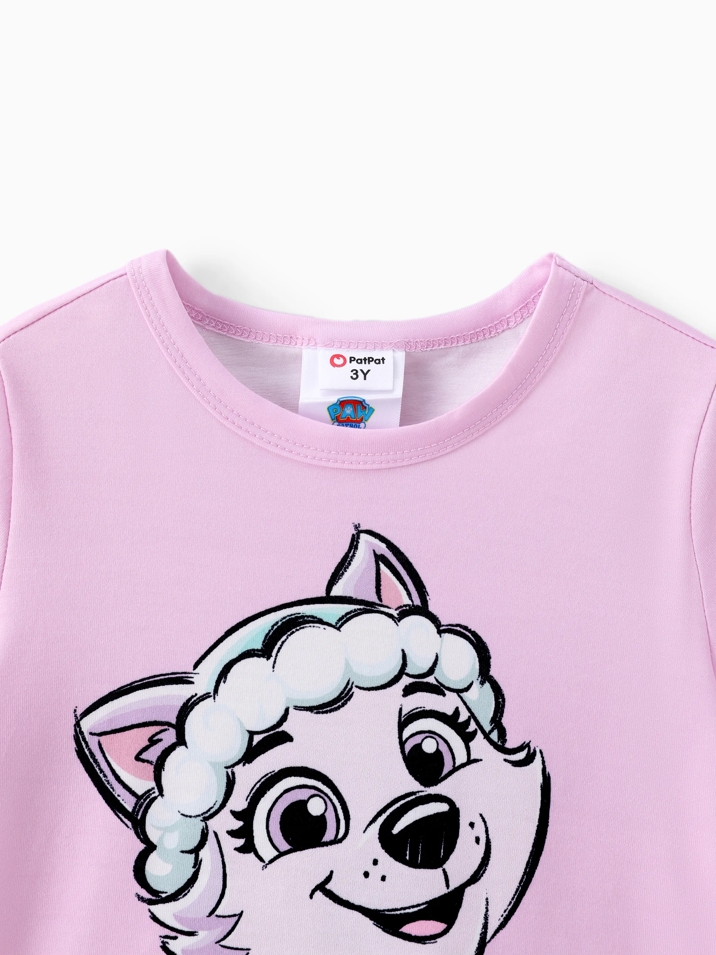 PAW Patrol Toddler Girl Everest printed graphic T-shirt
 Light Purple - Image 4