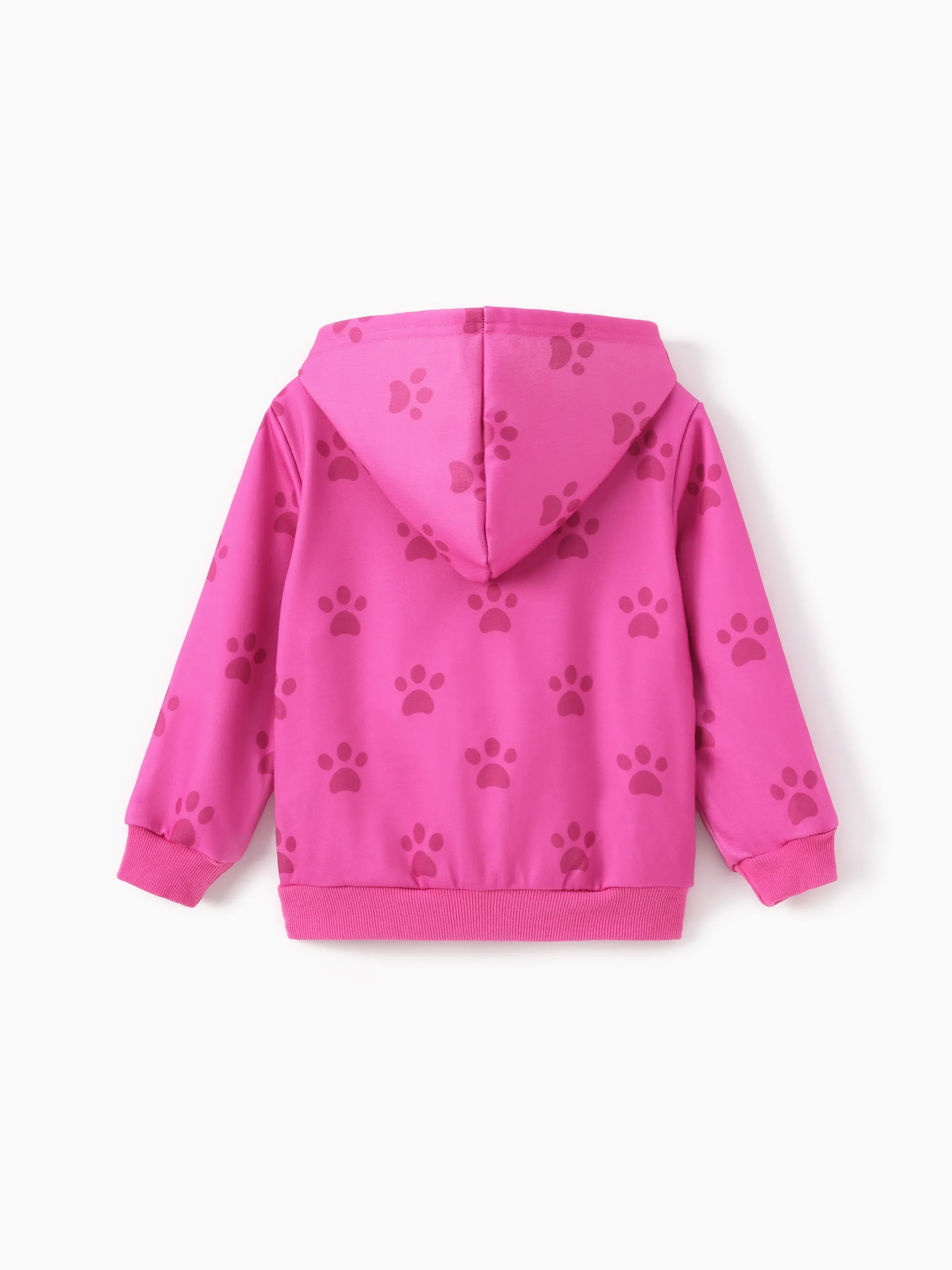 PAW Patrol Toddler Girl 1pc Skye Paw Pattern Hooded Jacket Roseo - Image 2