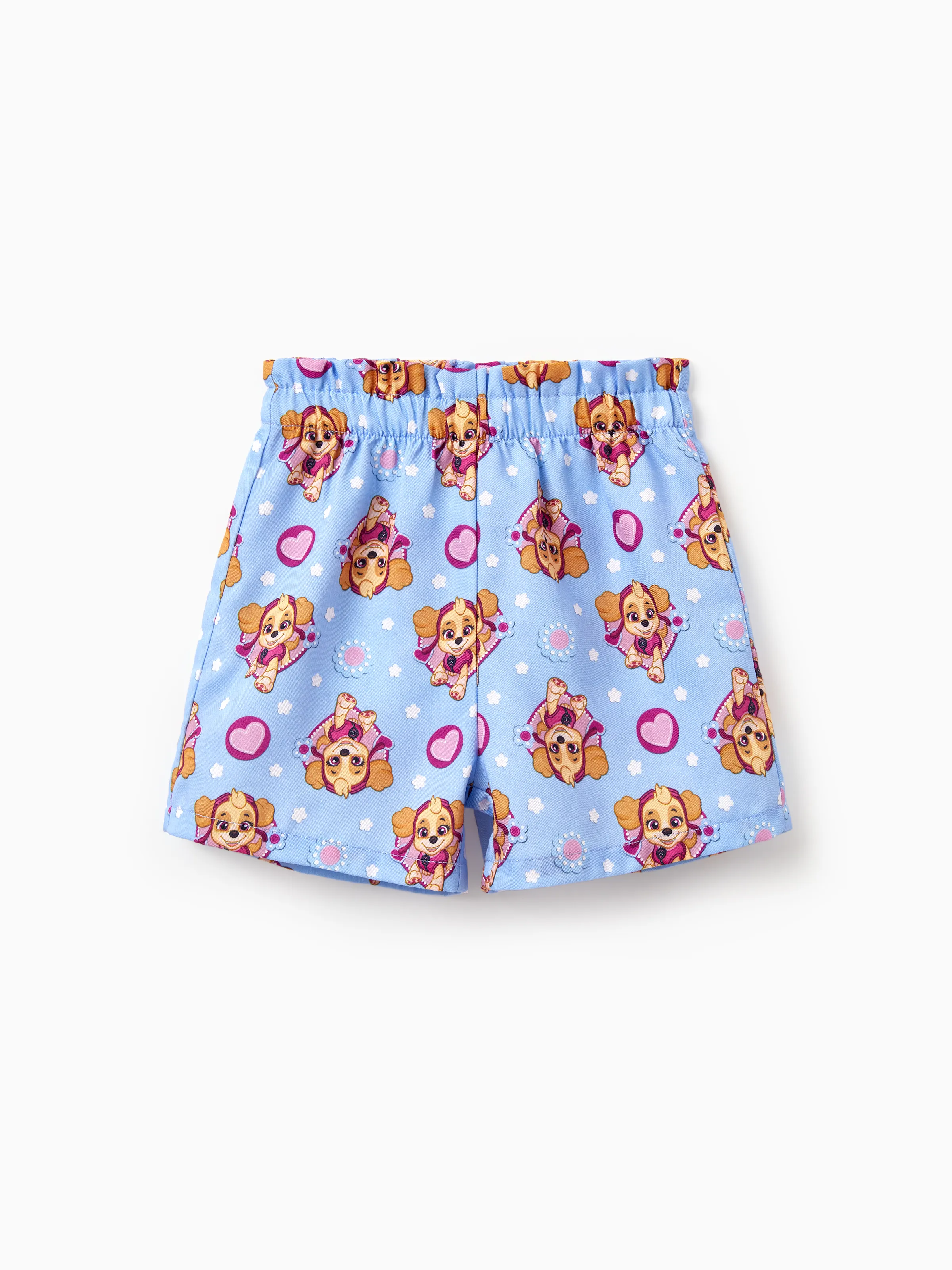 PAW Patrol Toddler Girl 2pcs Skye Cotton Top and Shorts Set  Pink - Image 7