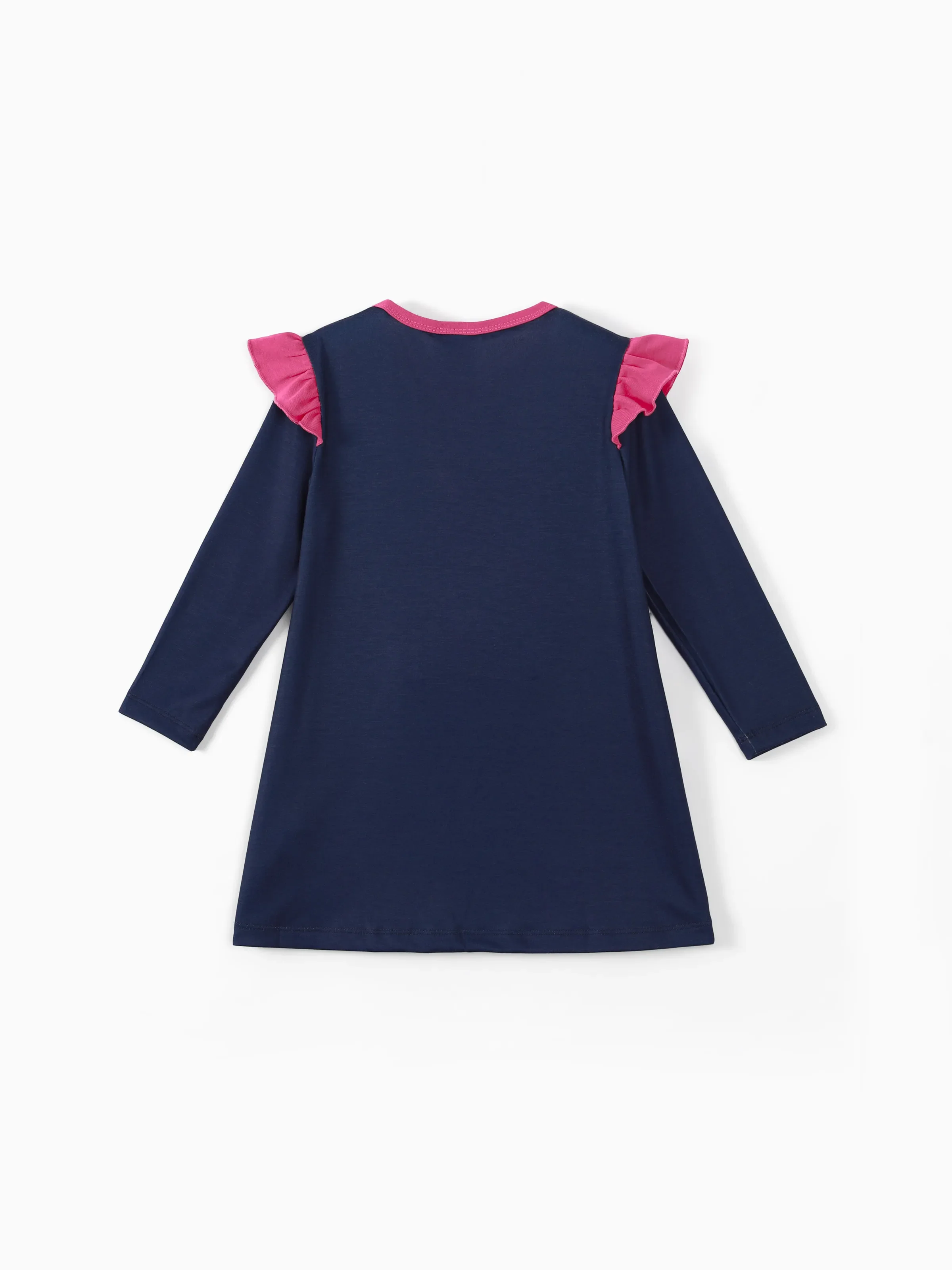 PAW Patrol Toddler Girl Skye Flounce Star Dress Dark Blue - Image 3