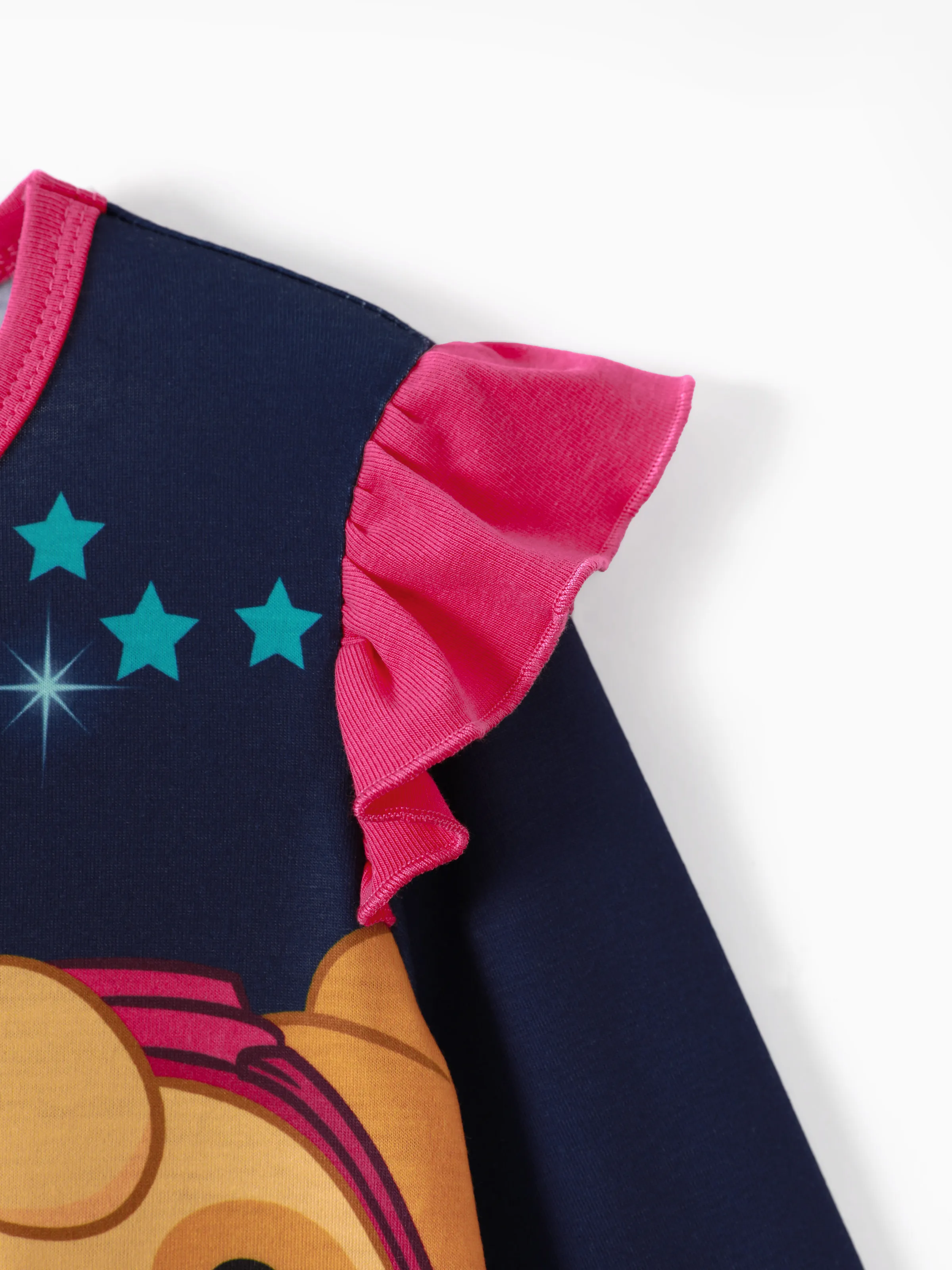 PAW Patrol Toddler Girl Skye Flounce Star Dress Dark Blue - Image 5
