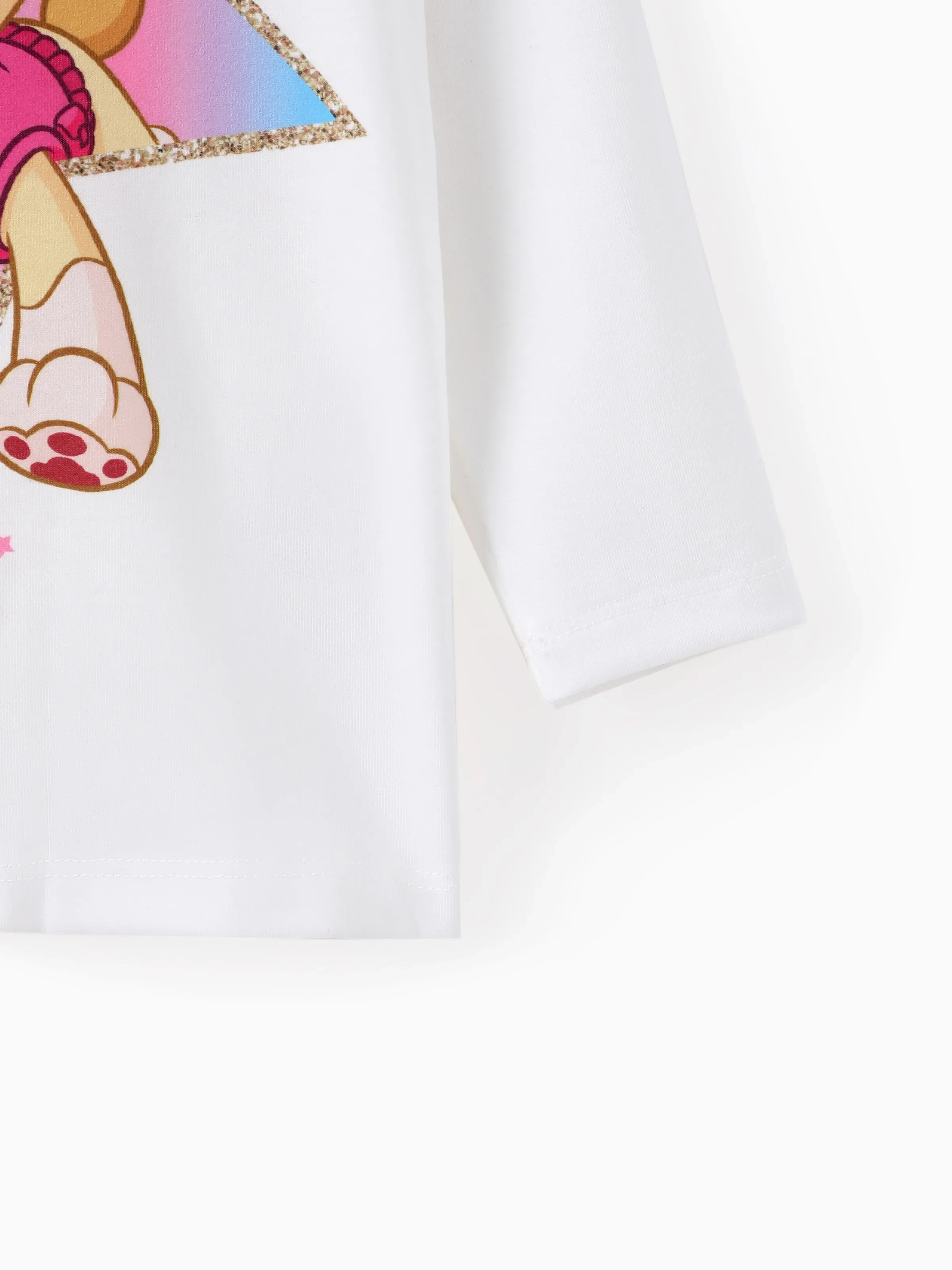 PAW Patrol Toddler Girl Skye Flutter-sleeve Sweatshirt White - Image 5