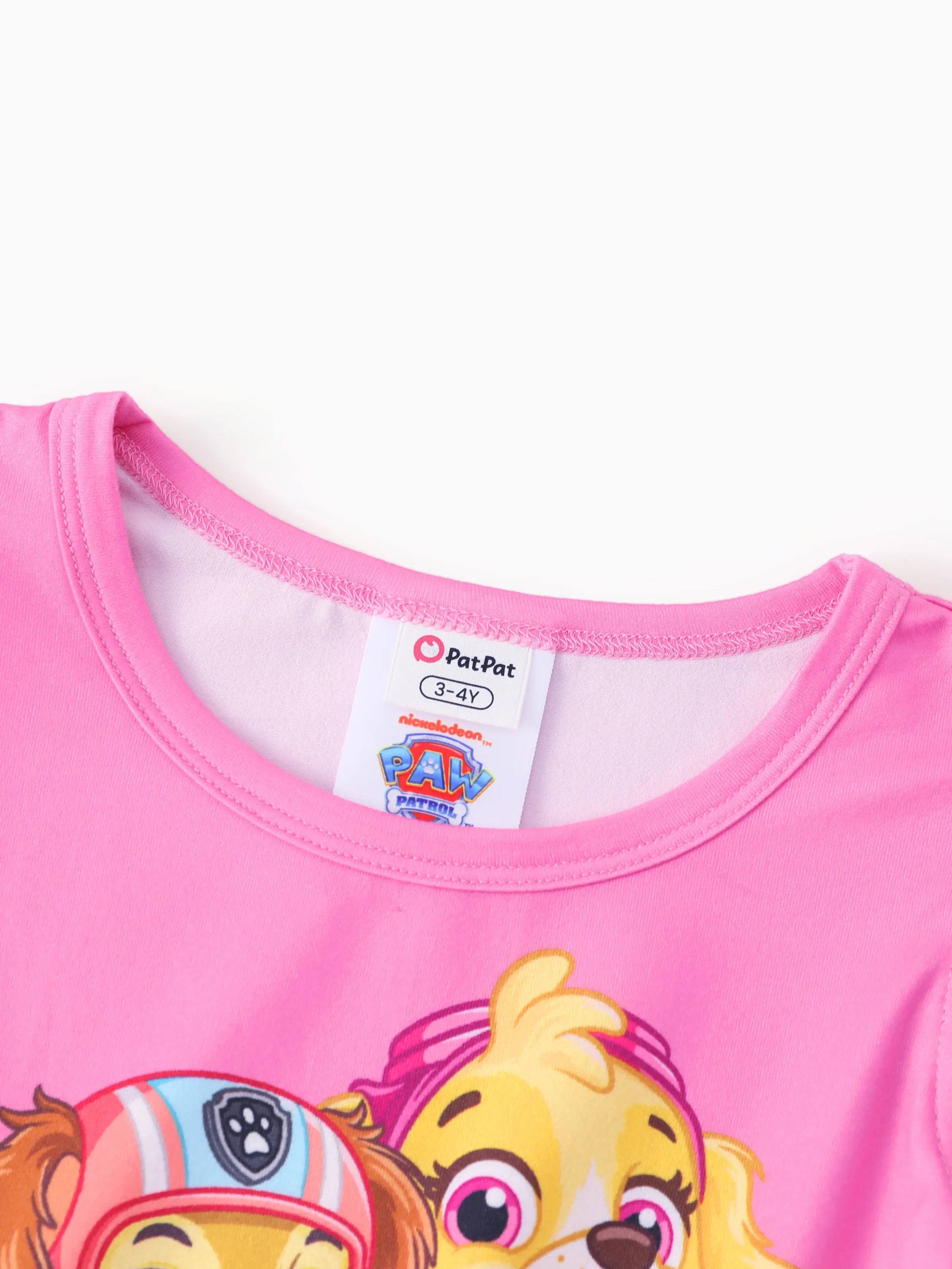 PAW Patrol Toddler Girl Skye & Liberty Sweet Ruffle-sleeve Mesh Dress Pink - Image 4