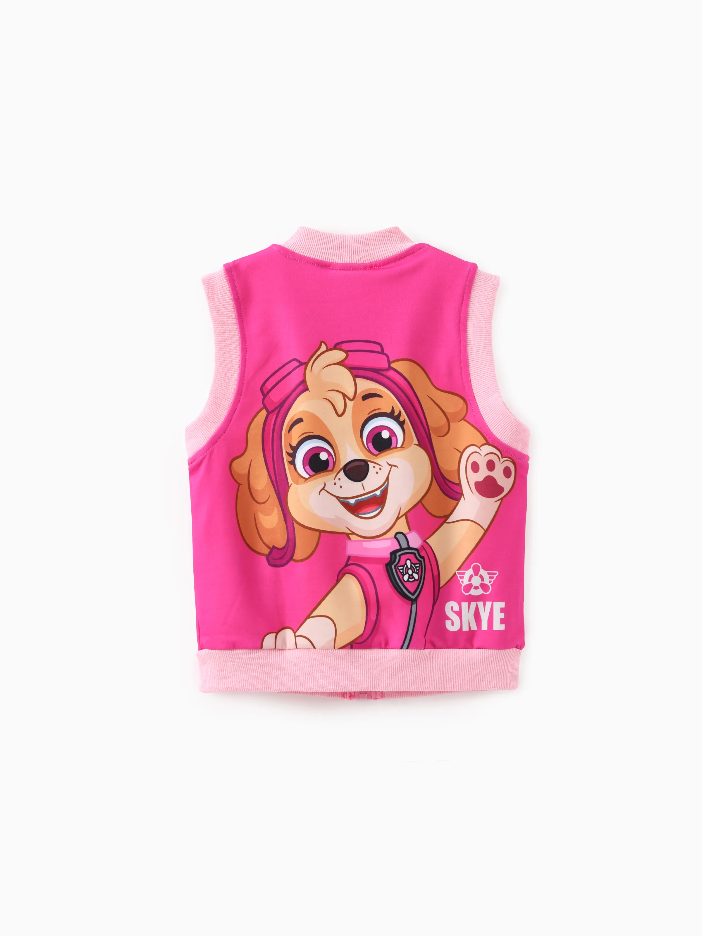 PAW Patrol Toddler Girl Skye 1pc Character Print Vest Pink - Image 3